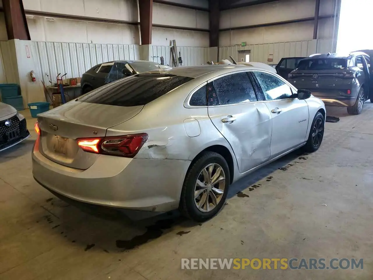 3 Photograph of a damaged car 1G1ZD5ST1KF106854 CHEVROLET MALIBU 2019