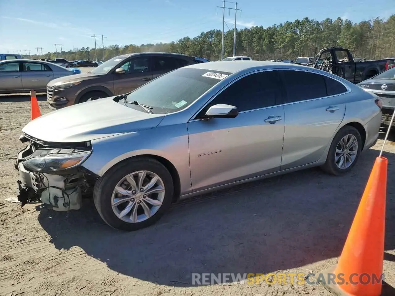 1 Photograph of a damaged car 1G1ZD5ST1KF110984 CHEVROLET MALIBU 2019