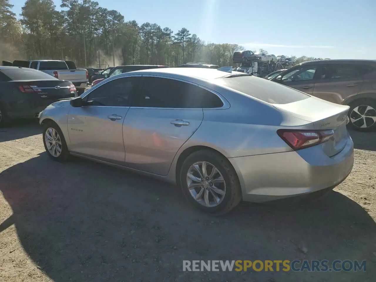 2 Photograph of a damaged car 1G1ZD5ST1KF110984 CHEVROLET MALIBU 2019