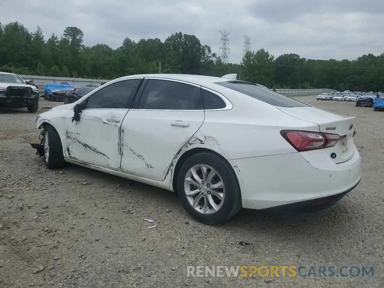 2 Photograph of a damaged car 1G1ZD5ST1KF133049 CHEVROLET MALIBU 2019