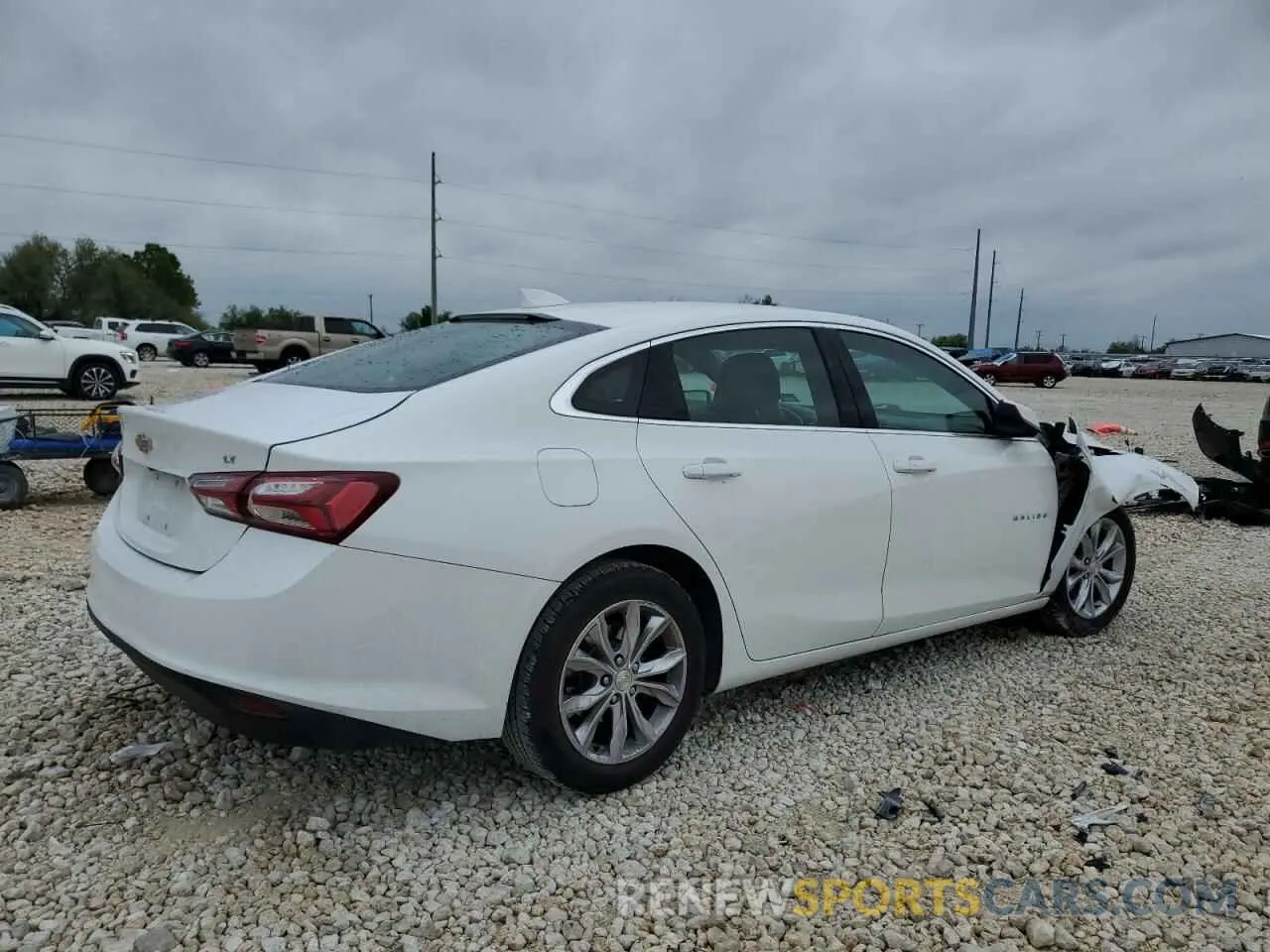 3 Photograph of a damaged car 1G1ZD5ST1KF133617 CHEVROLET MALIBU 2019