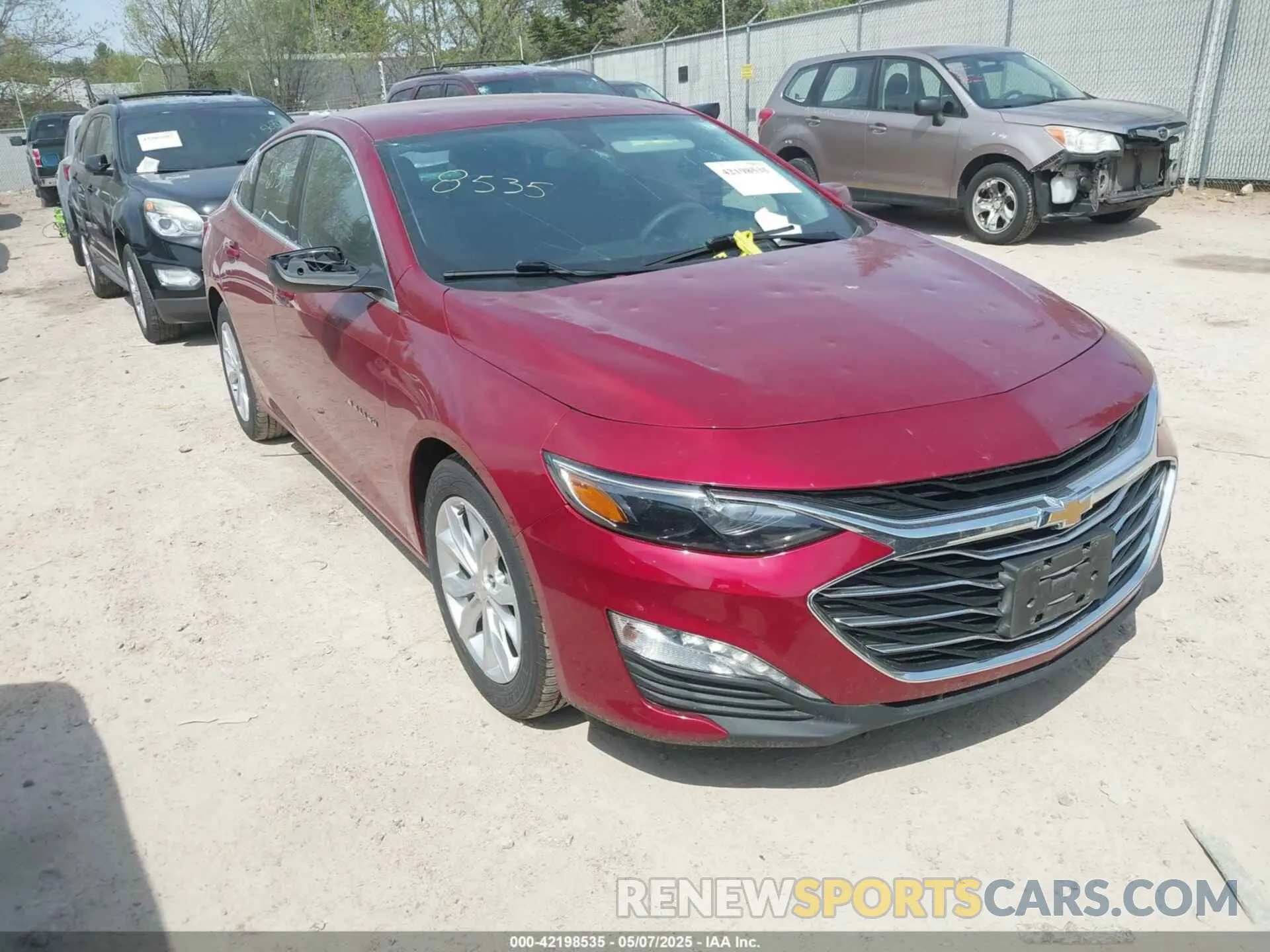 1 Photograph of a damaged car 1G1ZD5ST1KF154029 CHEVROLET MALIBU 2019