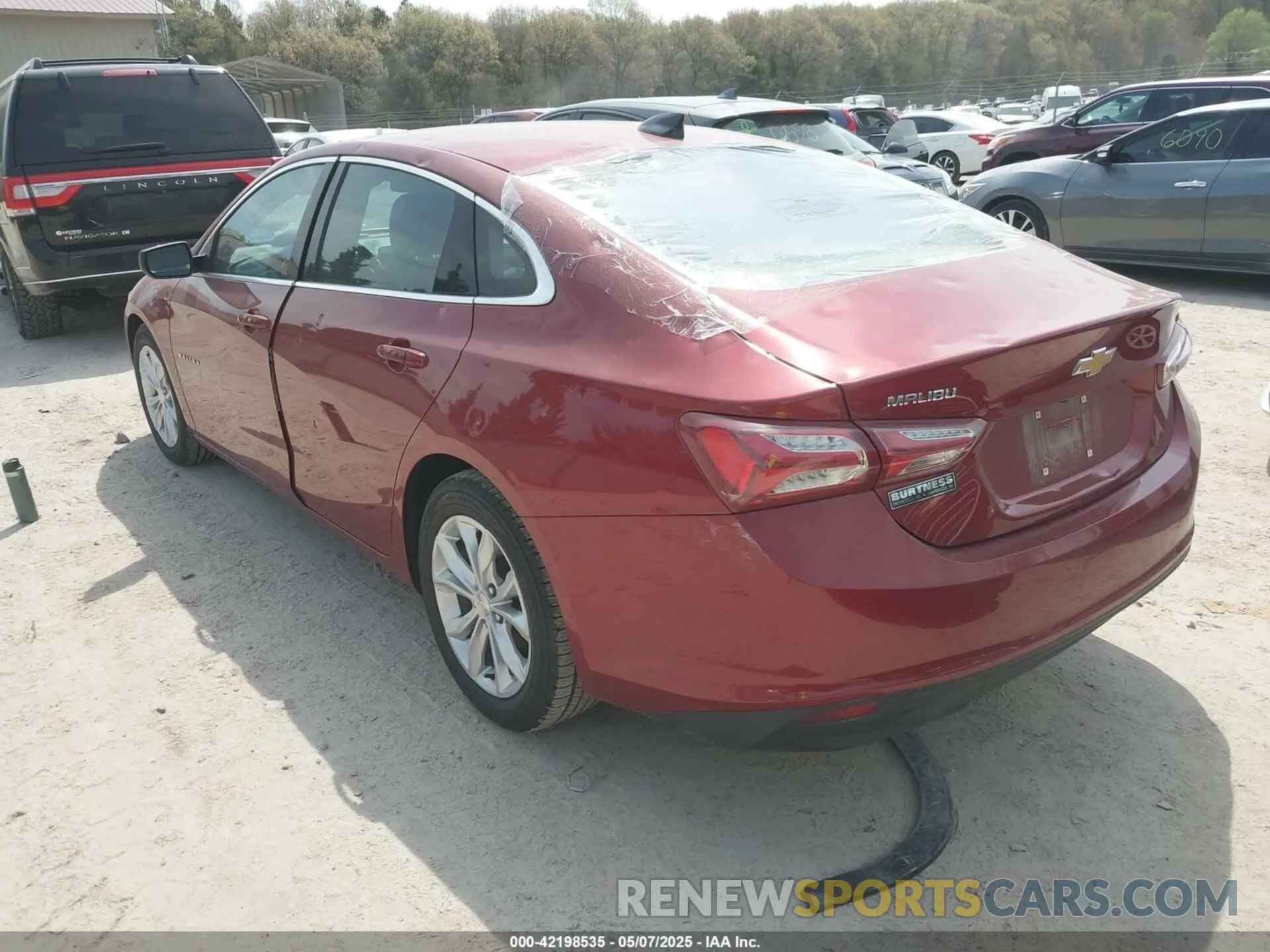 3 Photograph of a damaged car 1G1ZD5ST1KF154029 CHEVROLET MALIBU 2019