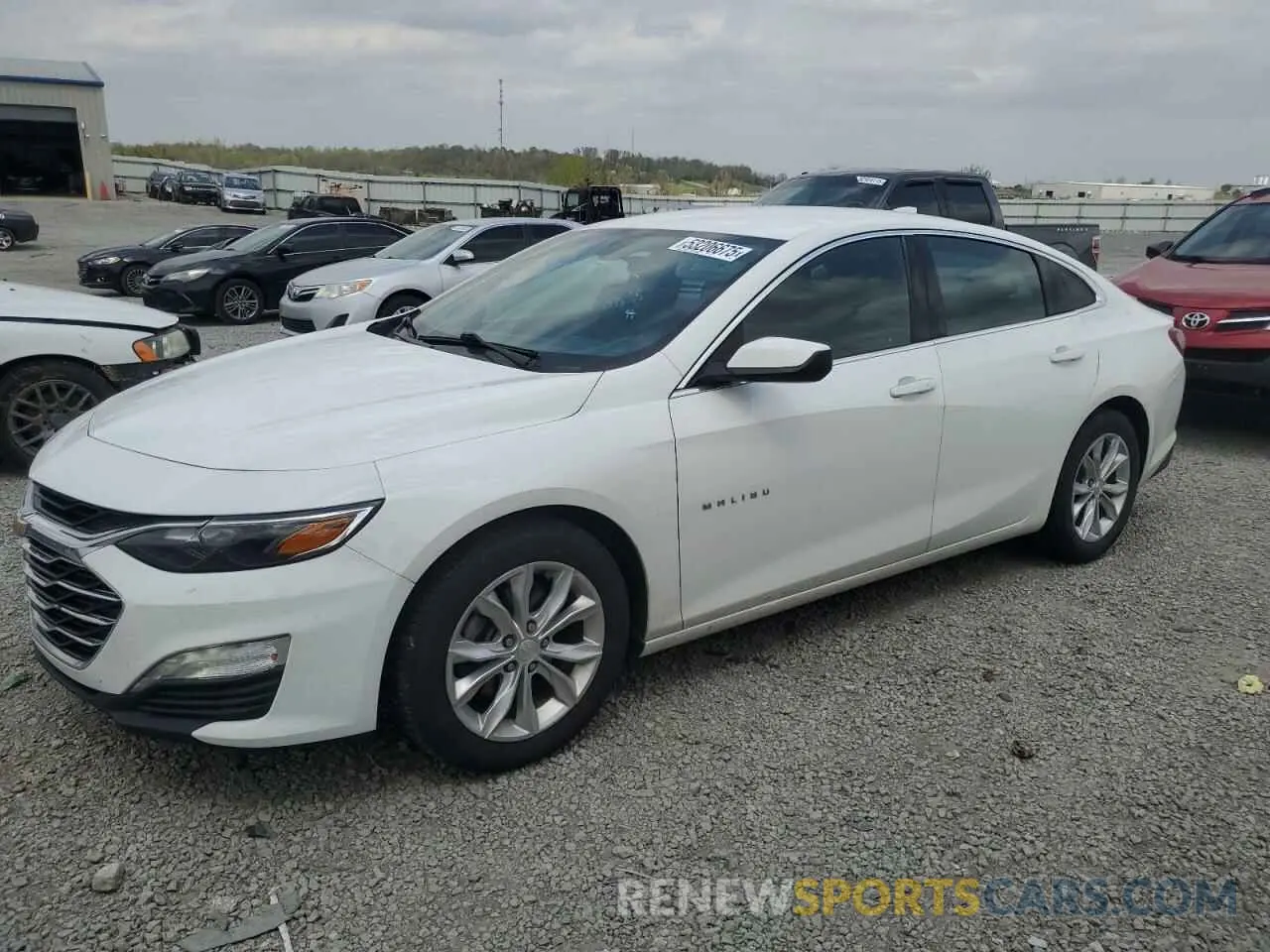 1 Photograph of a damaged car 1G1ZD5ST1KF164866 CHEVROLET MALIBU 2019