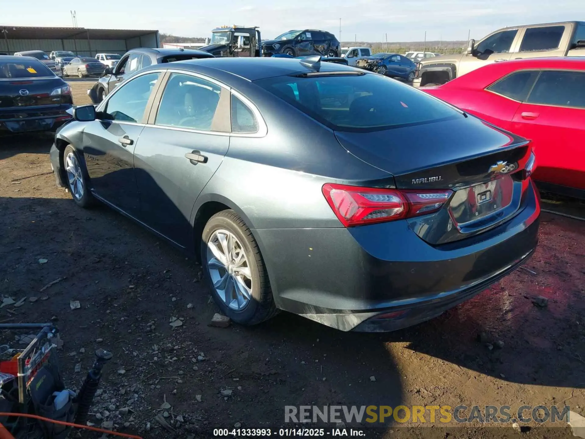 3 Photograph of a damaged car 1G1ZD5ST1KF209837 CHEVROLET MALIBU 2019