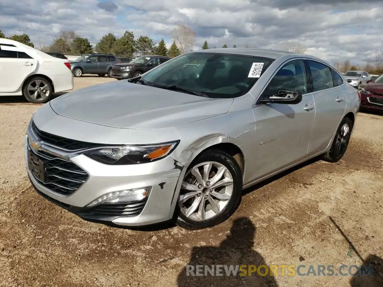 1 Photograph of a damaged car 1G1ZD5ST1KF215556 CHEVROLET MALIBU 2019