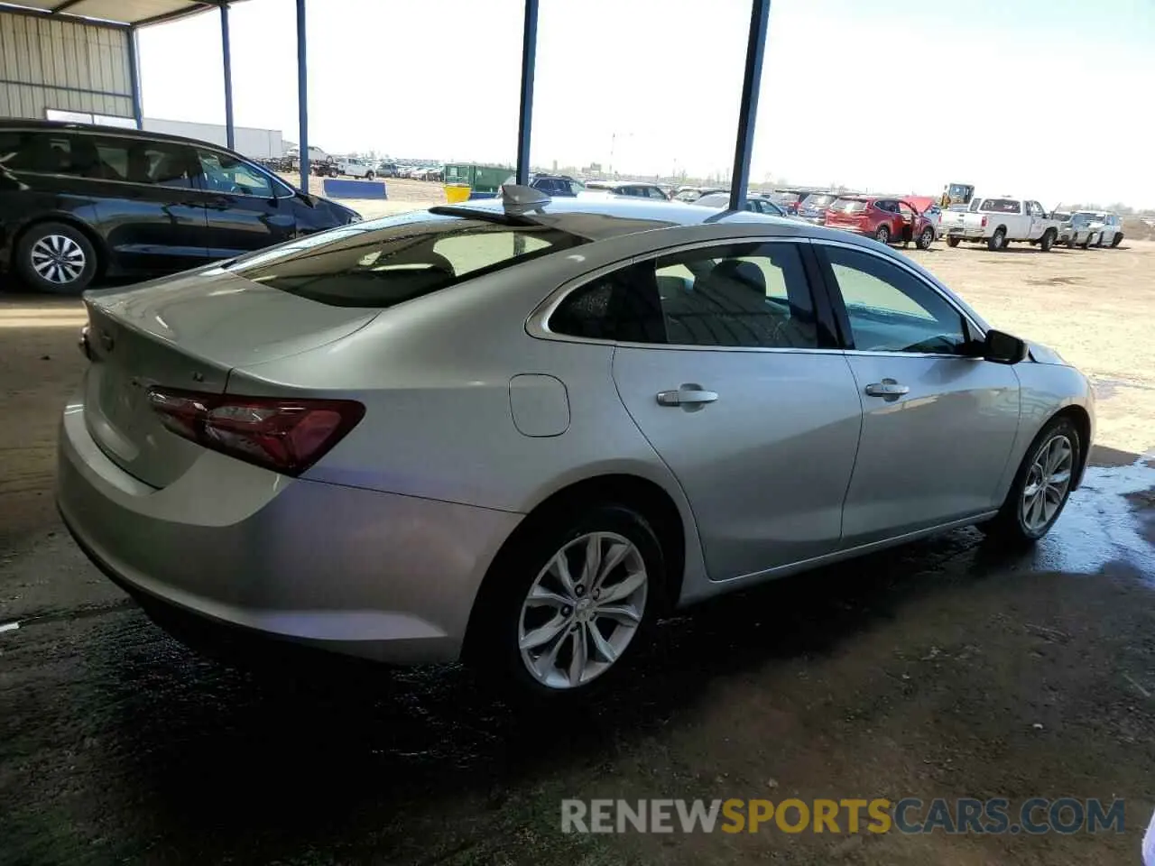 3 Photograph of a damaged car 1G1ZD5ST2KF132718 CHEVROLET MALIBU 2019
