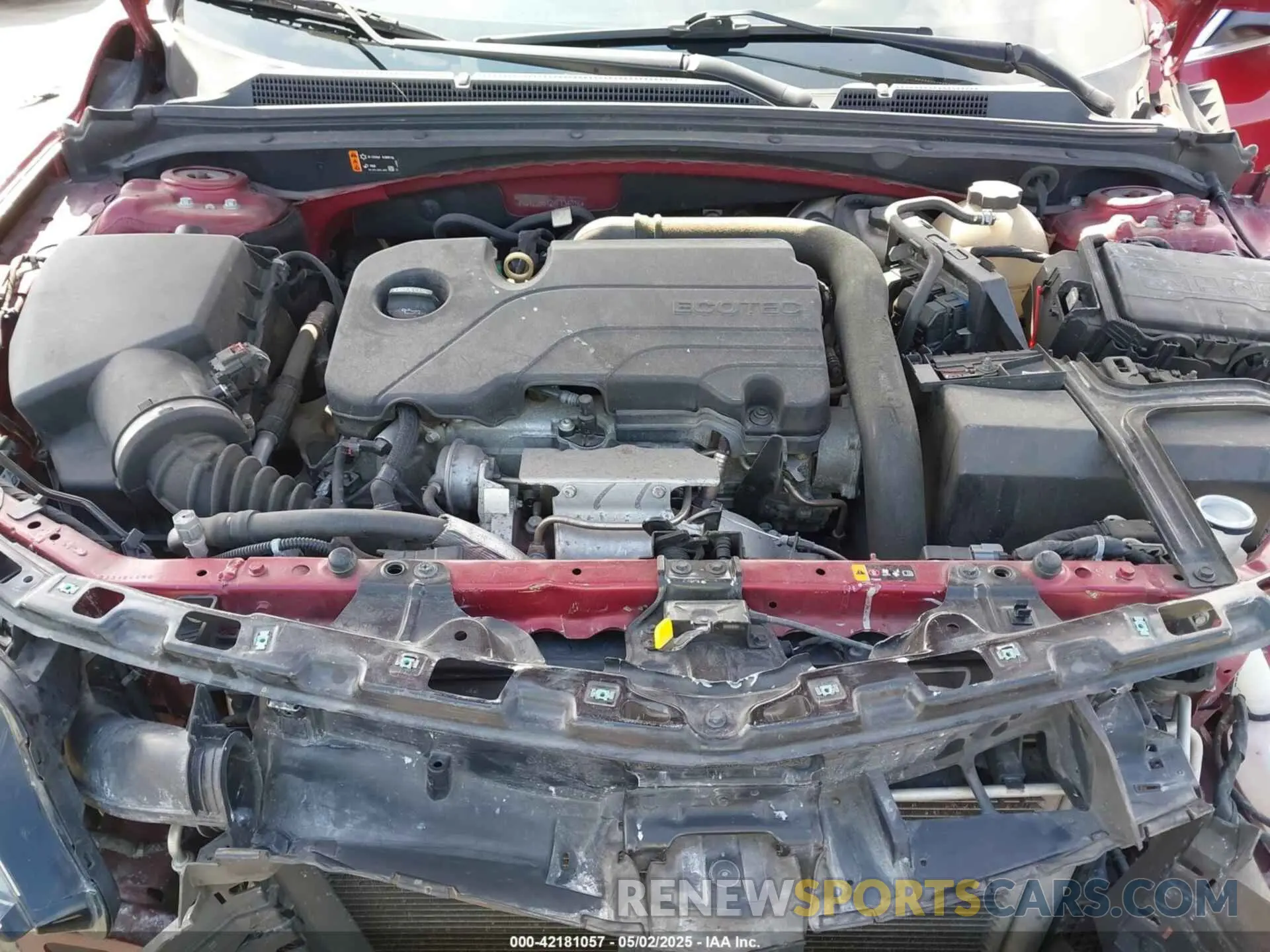 10 Photograph of a damaged car 1G1ZD5ST2KF134016 CHEVROLET MALIBU 2019