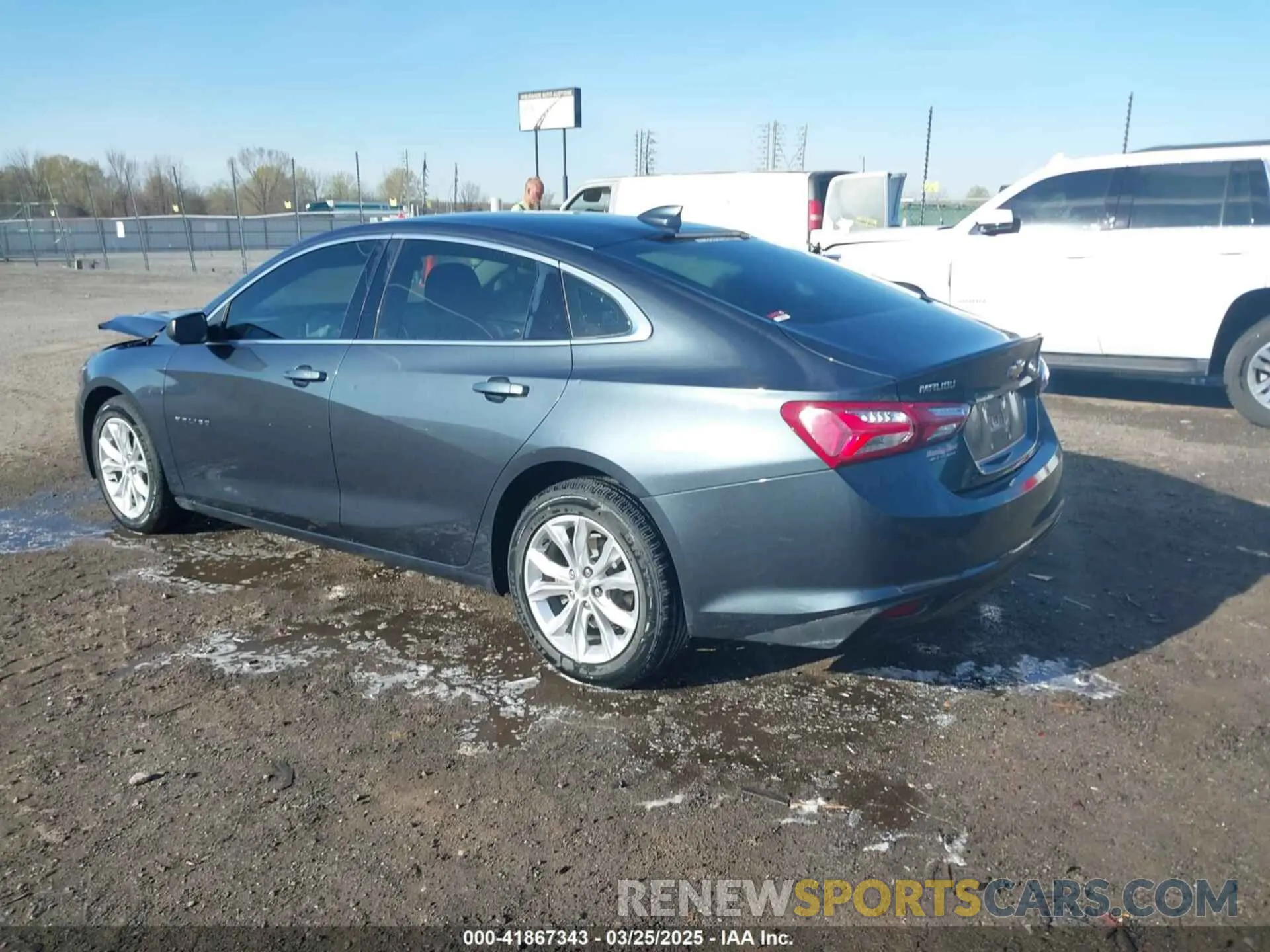 3 Photograph of a damaged car 1G1ZD5ST2KF135053 CHEVROLET MALIBU 2019