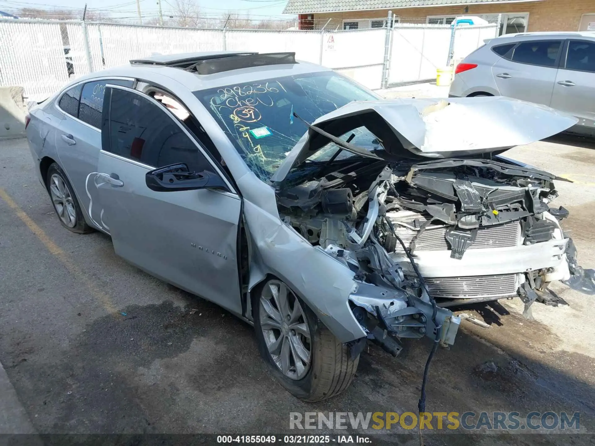1 Photograph of a damaged car 1G1ZD5ST2KF138177 CHEVROLET MALIBU 2019