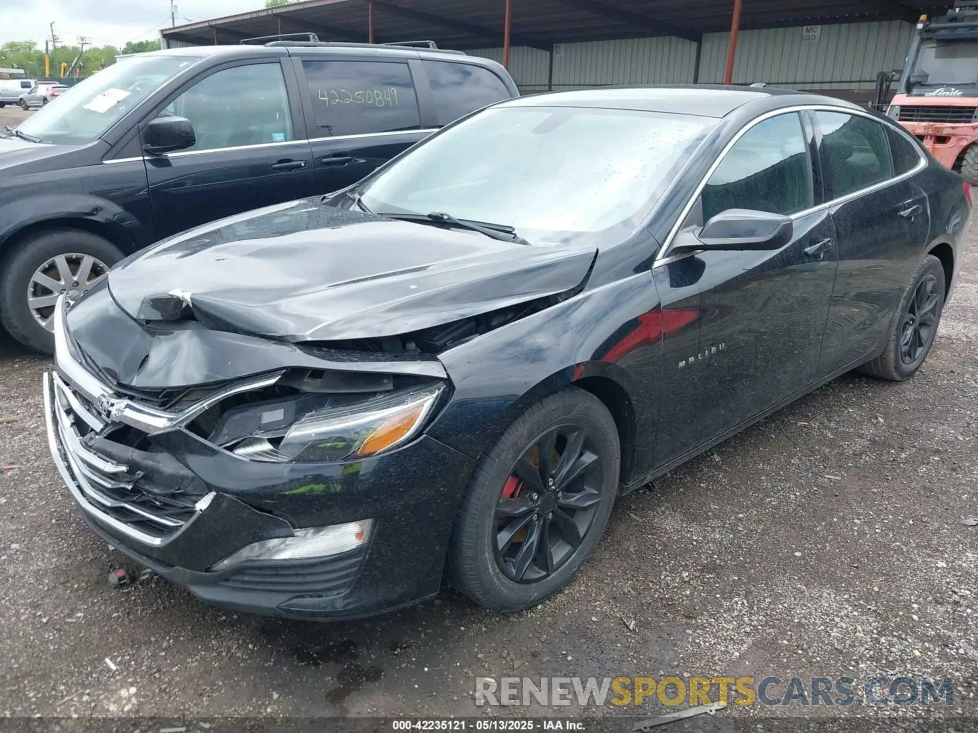 2 Photograph of a damaged car 1G1ZD5ST2KF153908 CHEVROLET MALIBU 2019