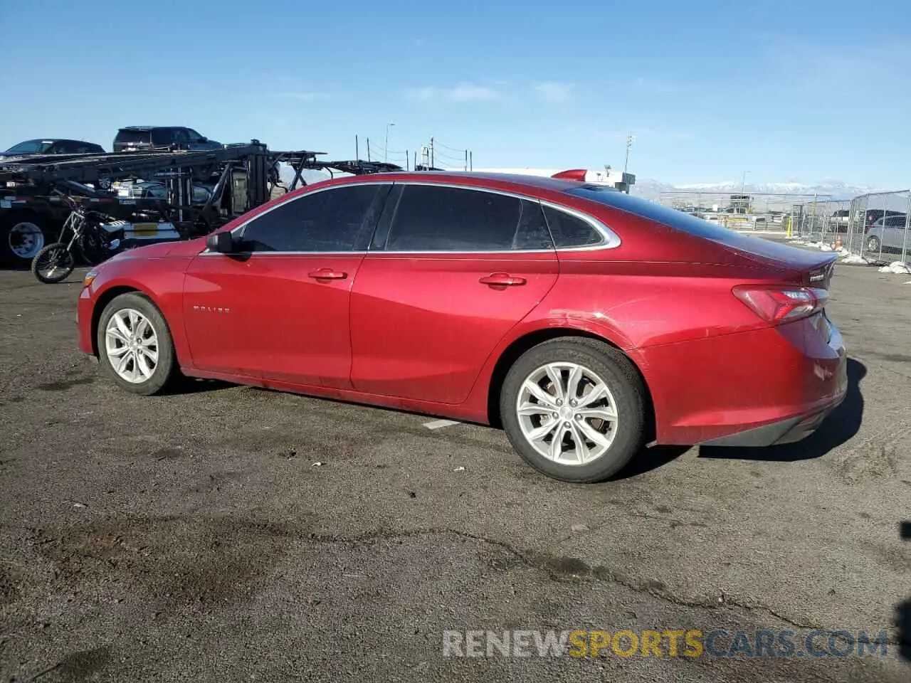 2 Photograph of a damaged car 1G1ZD5ST2KF156453 CHEVROLET MALIBU 2019