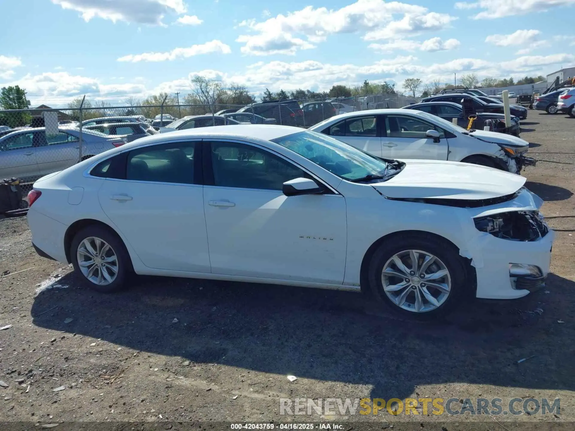 13 Photograph of a damaged car 1G1ZD5ST2KF167095 CHEVROLET MALIBU 2019