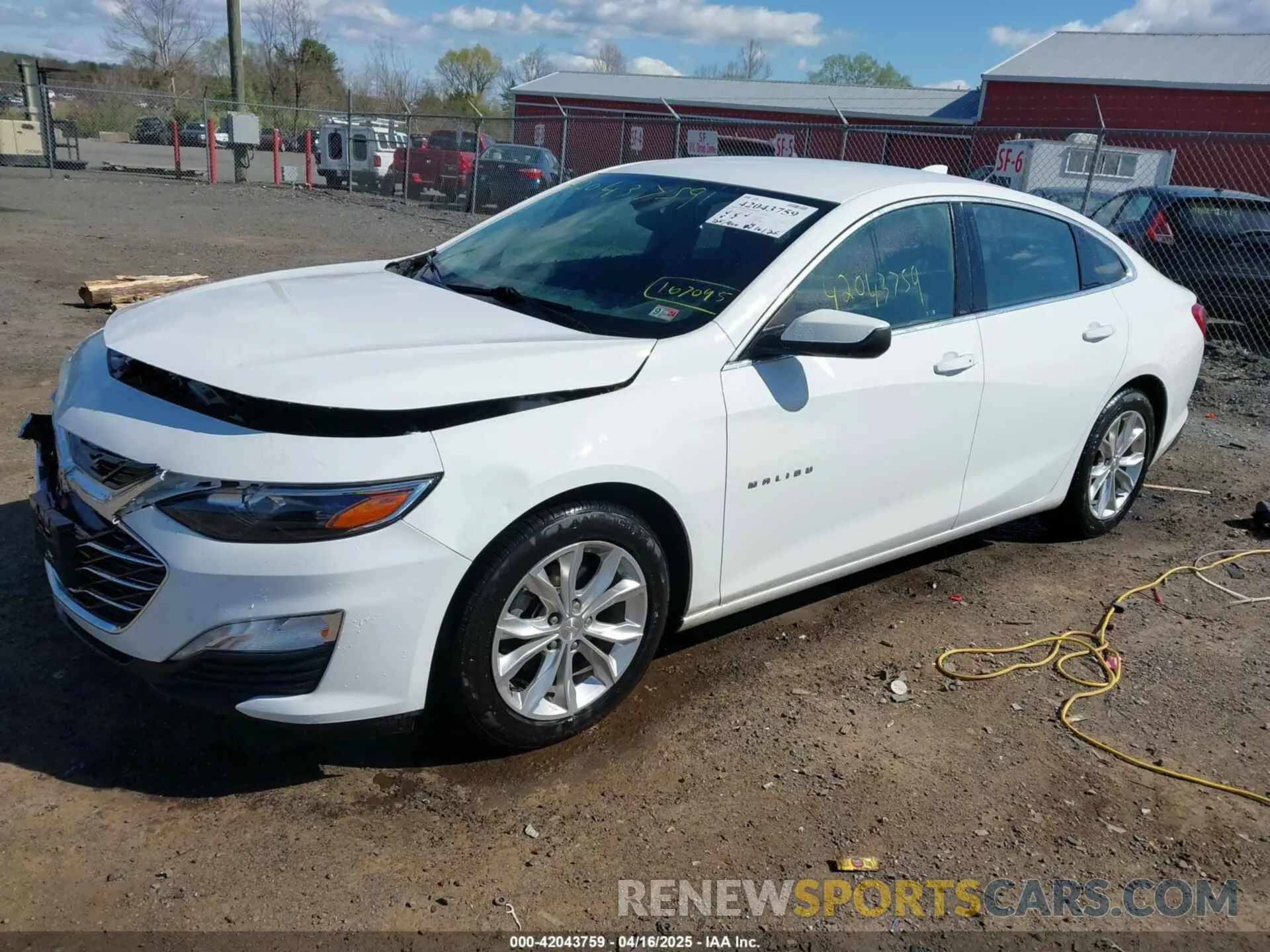 2 Photograph of a damaged car 1G1ZD5ST2KF167095 CHEVROLET MALIBU 2019
