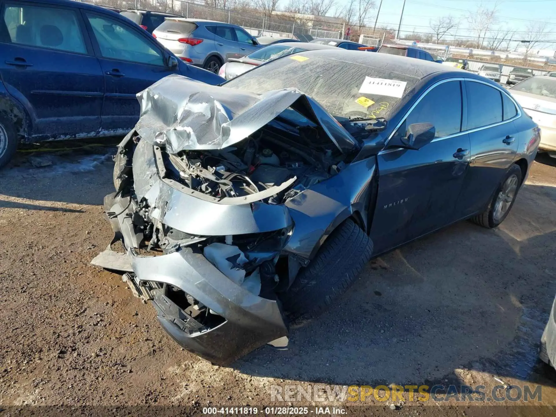 2 Photograph of a damaged car 1G1ZD5ST2KF169896 CHEVROLET MALIBU 2019