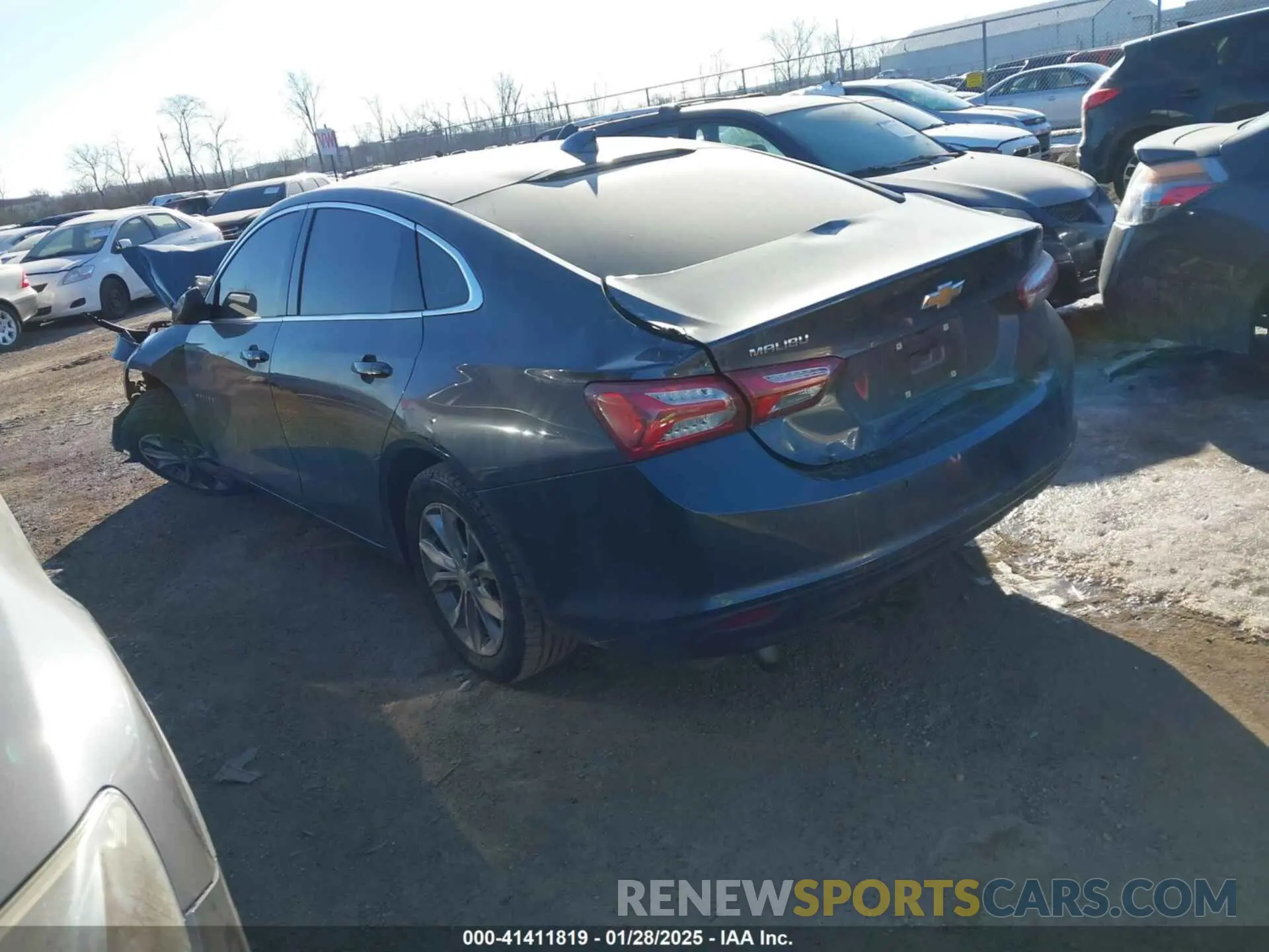 3 Photograph of a damaged car 1G1ZD5ST2KF169896 CHEVROLET MALIBU 2019