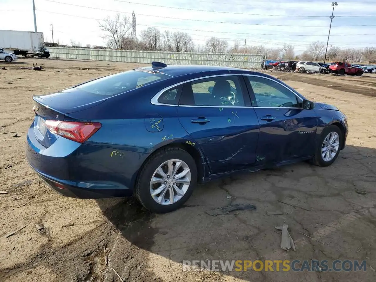 3 Photograph of a damaged car 1G1ZD5ST2KF190327 CHEVROLET MALIBU 2019