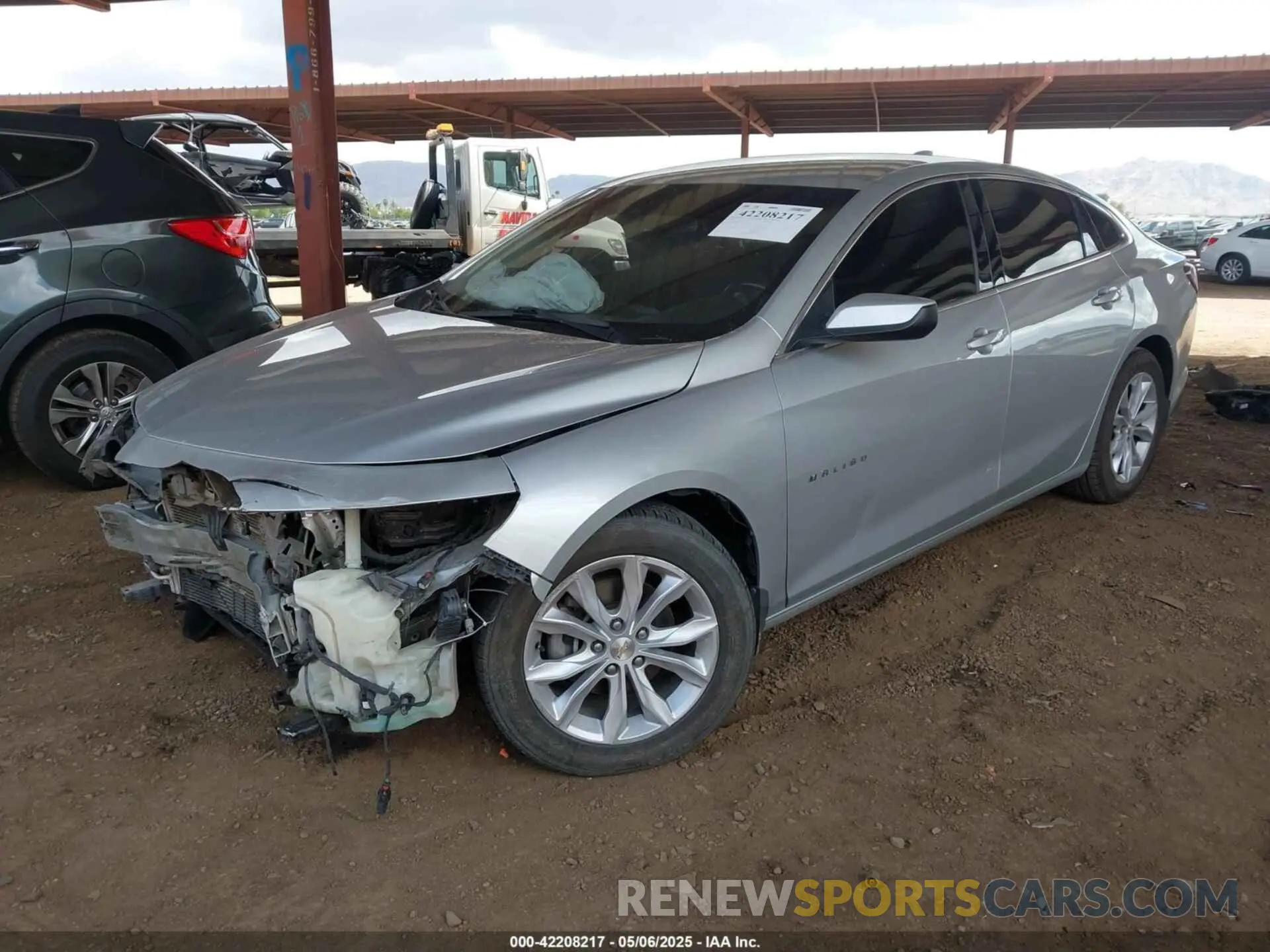 2 Photograph of a damaged car 1G1ZD5ST2KF204145 CHEVROLET MALIBU 2019