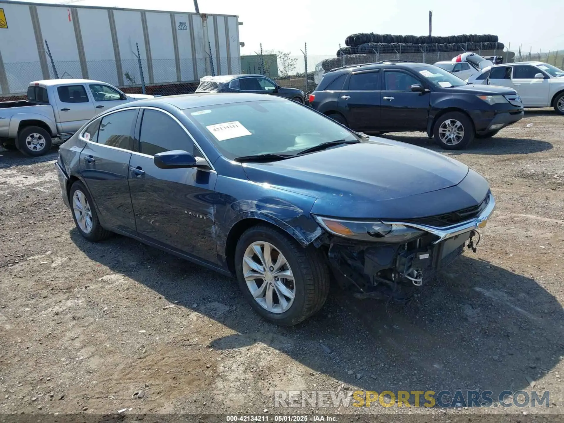1 Photograph of a damaged car 1G1ZD5ST2KF228008 CHEVROLET MALIBU 2019