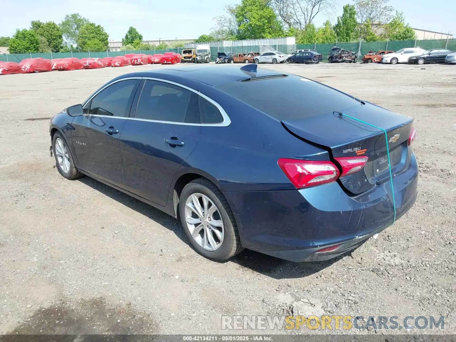 3 Photograph of a damaged car 1G1ZD5ST2KF228008 CHEVROLET MALIBU 2019