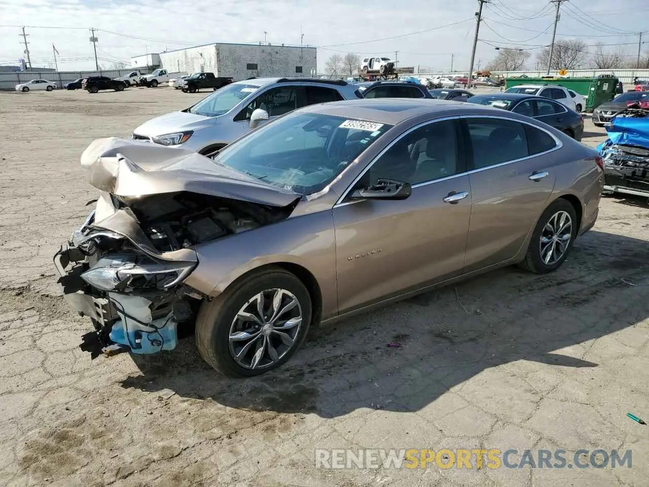 1 Photograph of a damaged car 1G1ZD5ST3KF108332 CHEVROLET MALIBU 2019