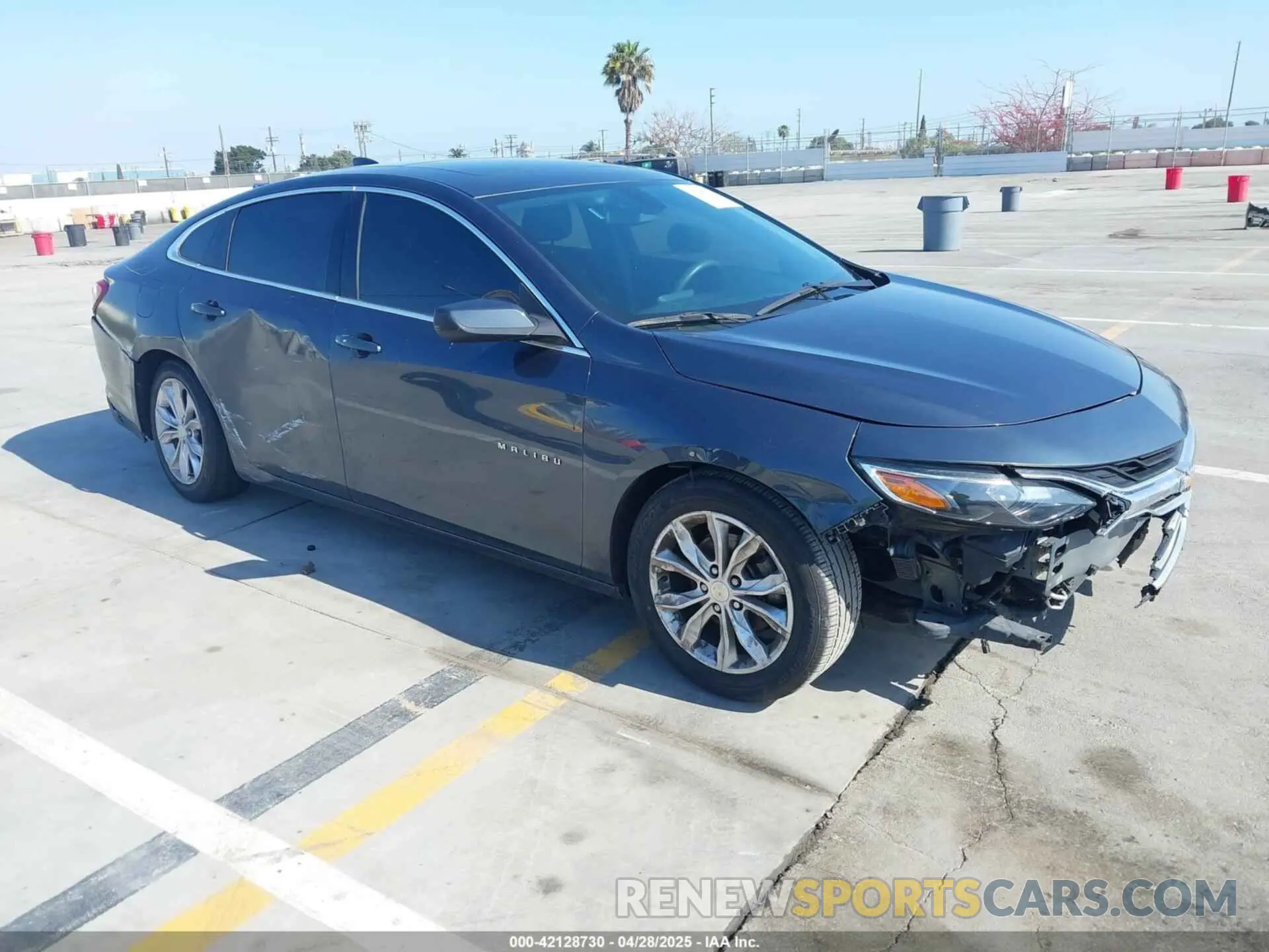 1 Photograph of a damaged car 1G1ZD5ST3KF108458 CHEVROLET MALIBU 2019