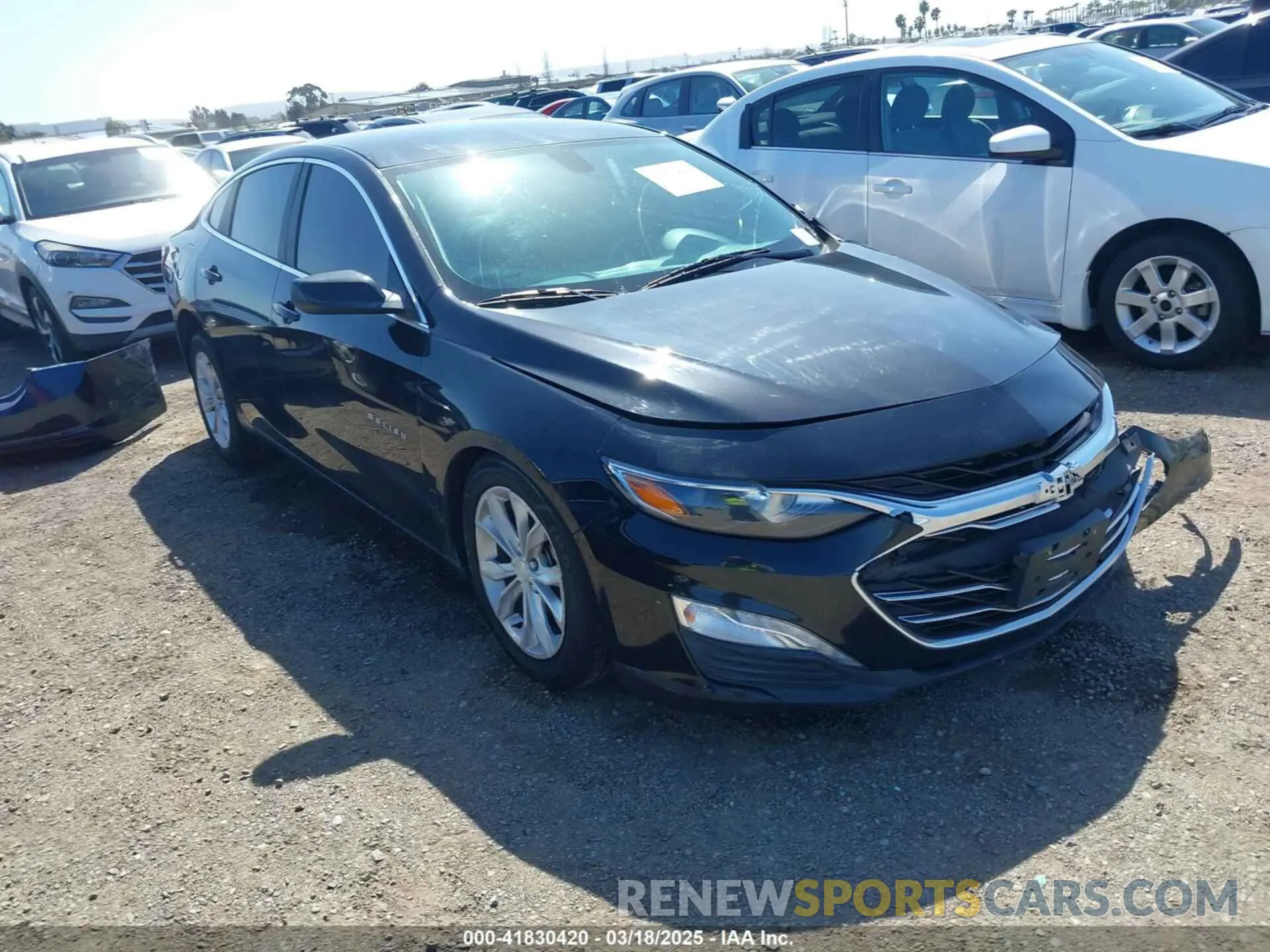 1 Photograph of a damaged car 1G1ZD5ST3KF114616 CHEVROLET MALIBU 2019