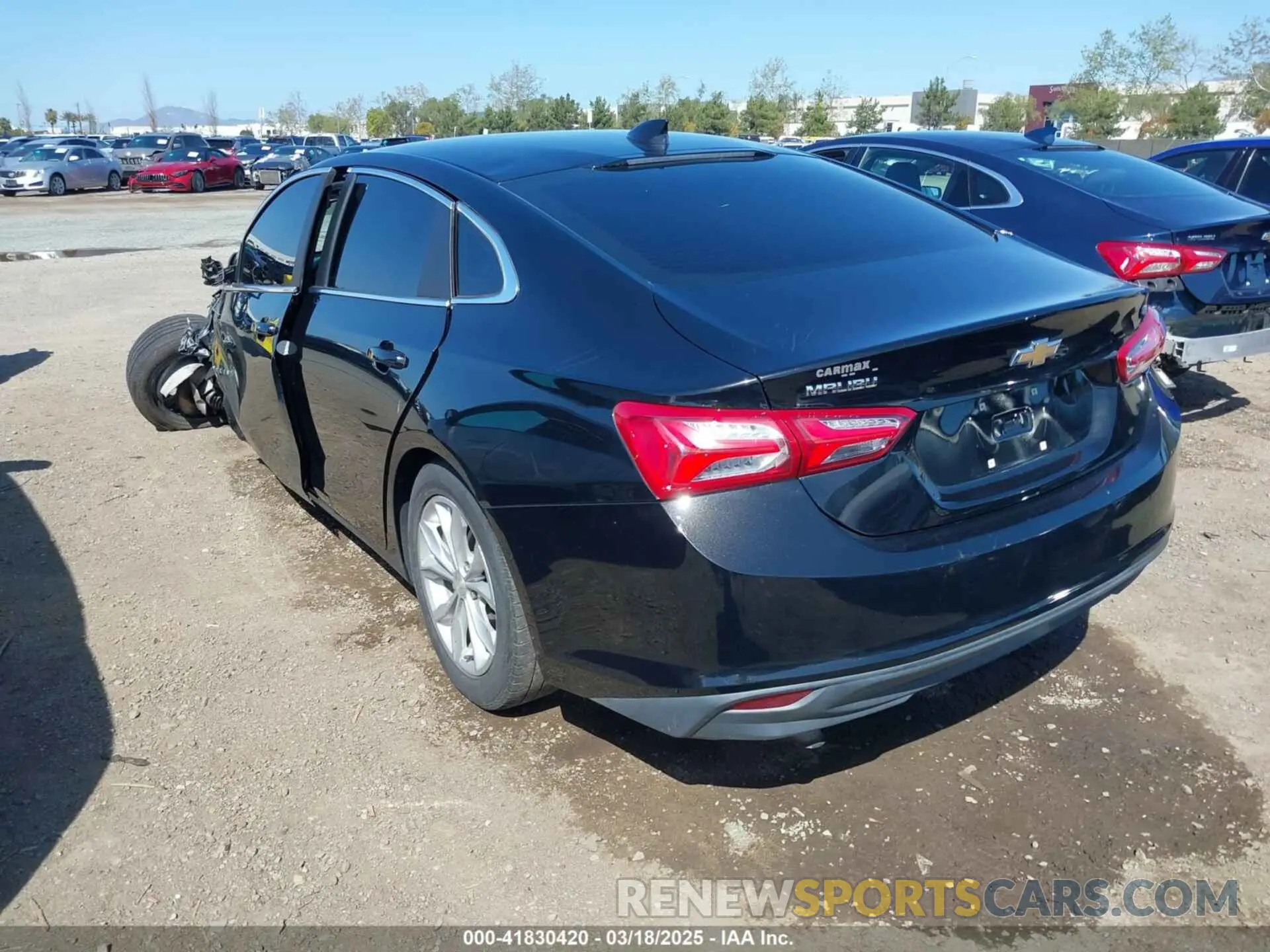 3 Photograph of a damaged car 1G1ZD5ST3KF114616 CHEVROLET MALIBU 2019