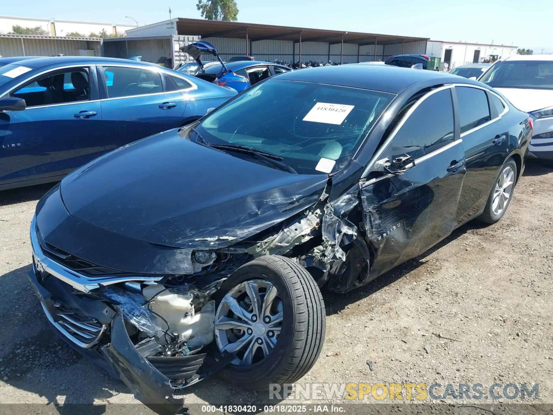 6 Photograph of a damaged car 1G1ZD5ST3KF114616 CHEVROLET MALIBU 2019