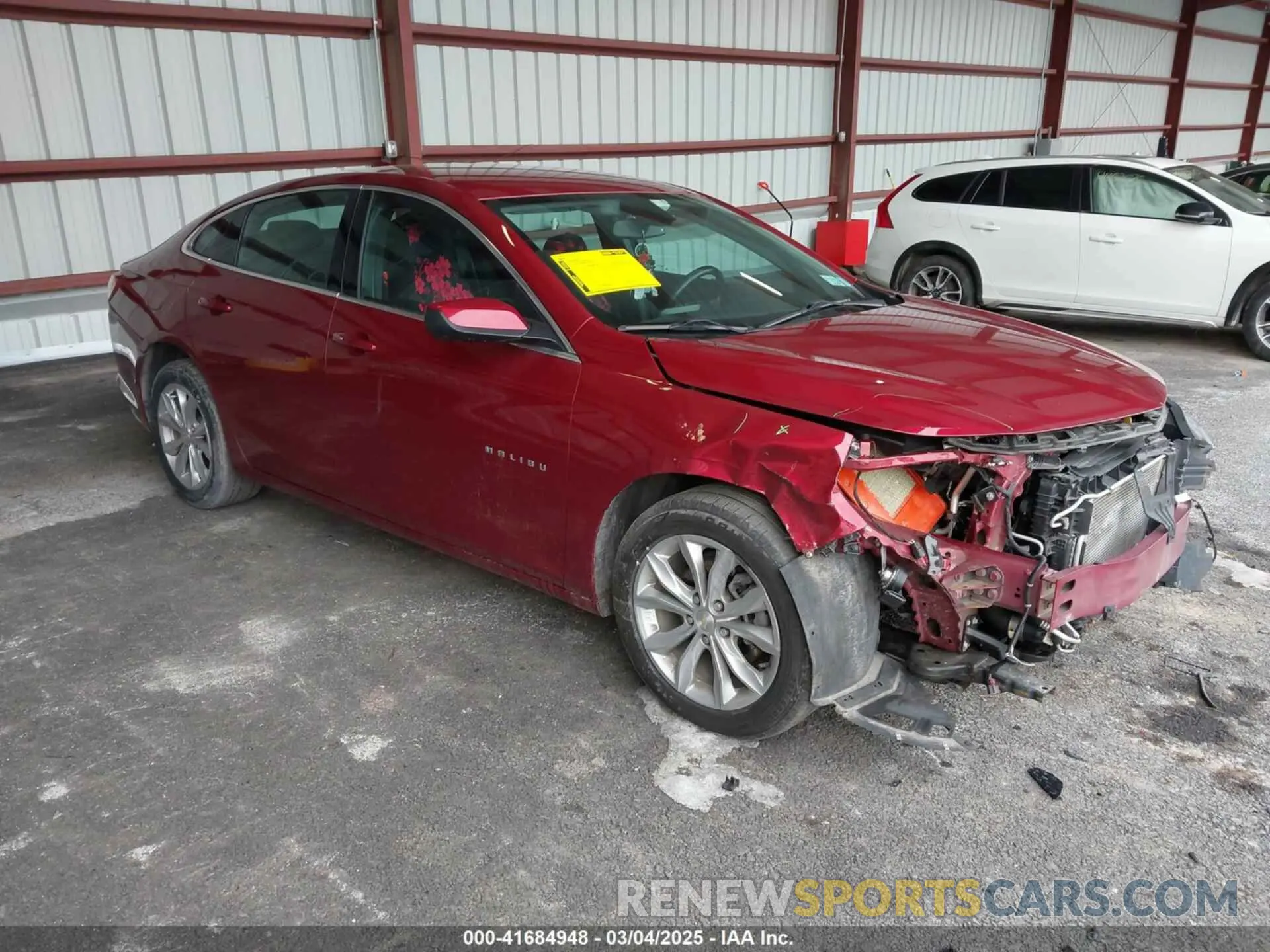 1 Photograph of a damaged car 1G1ZD5ST3KF129505 CHEVROLET MALIBU 2019