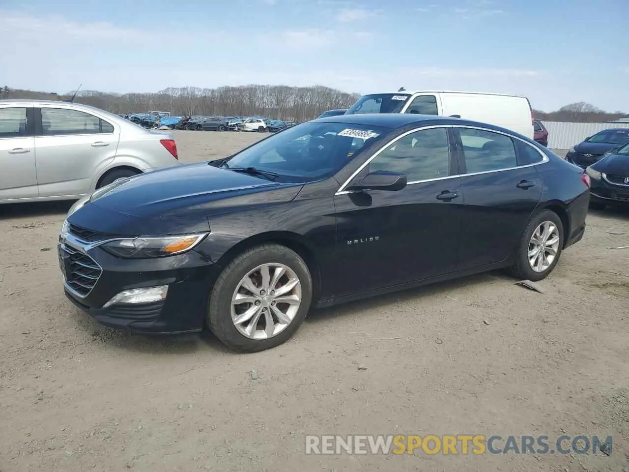 1 Photograph of a damaged car 1G1ZD5ST3KF129892 CHEVROLET MALIBU 2019