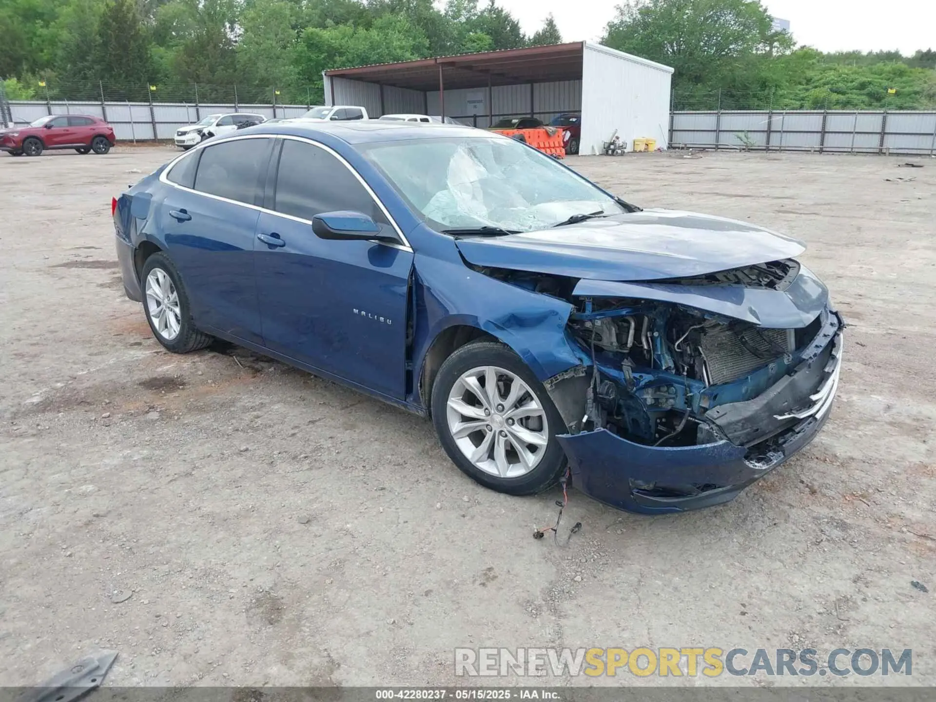 1 Photograph of a damaged car 1G1ZD5ST3KF148488 CHEVROLET MALIBU 2019