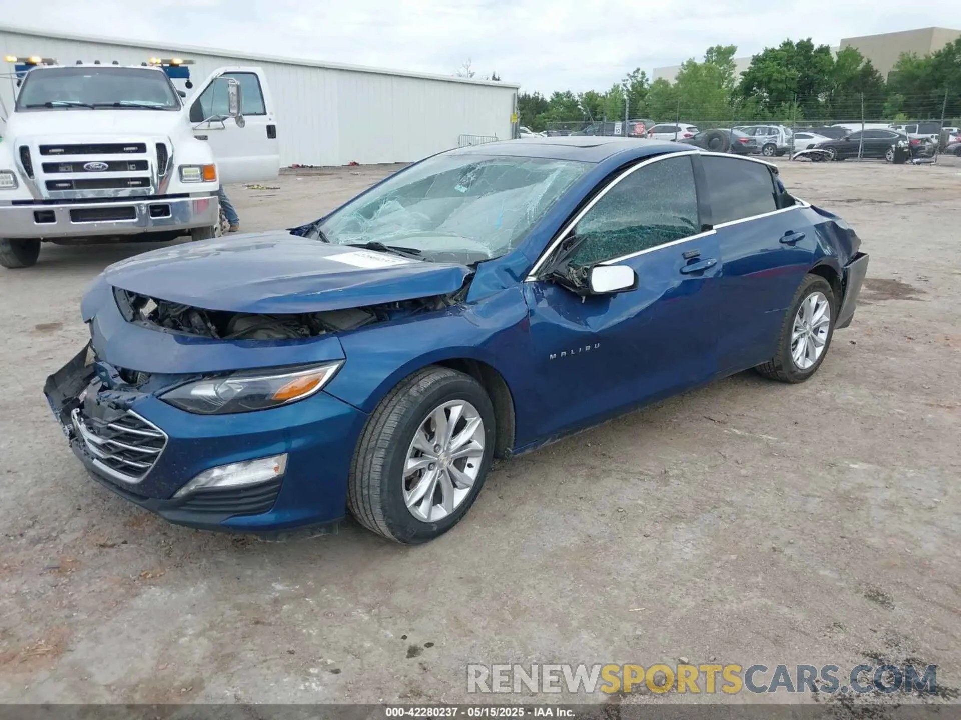 2 Photograph of a damaged car 1G1ZD5ST3KF148488 CHEVROLET MALIBU 2019