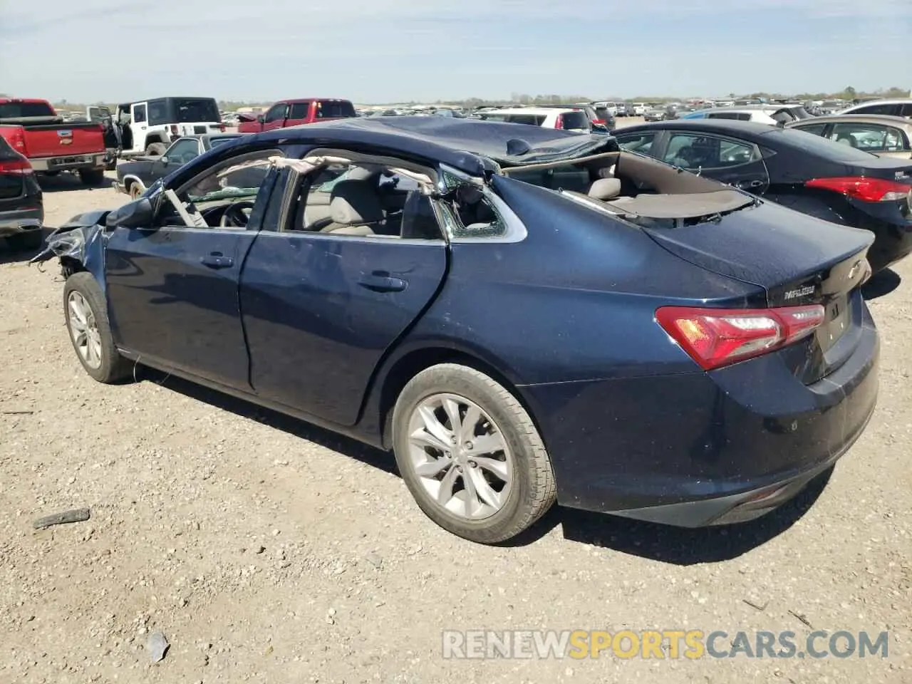 2 Photograph of a damaged car 1G1ZD5ST3KF152928 CHEVROLET MALIBU 2019