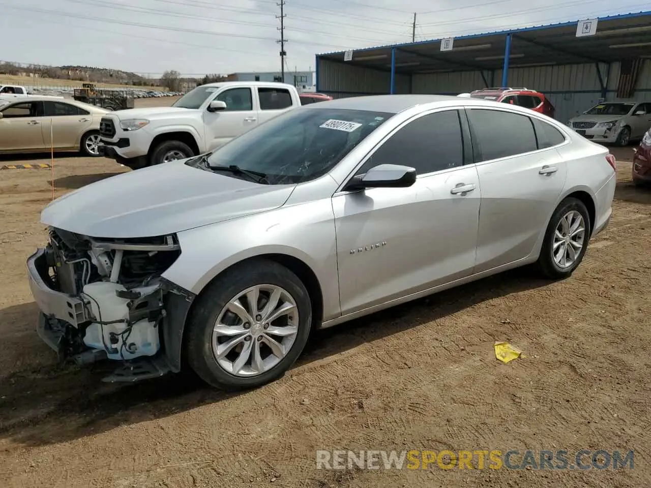 1 Photograph of a damaged car 1G1ZD5ST3KF165078 CHEVROLET MALIBU 2019