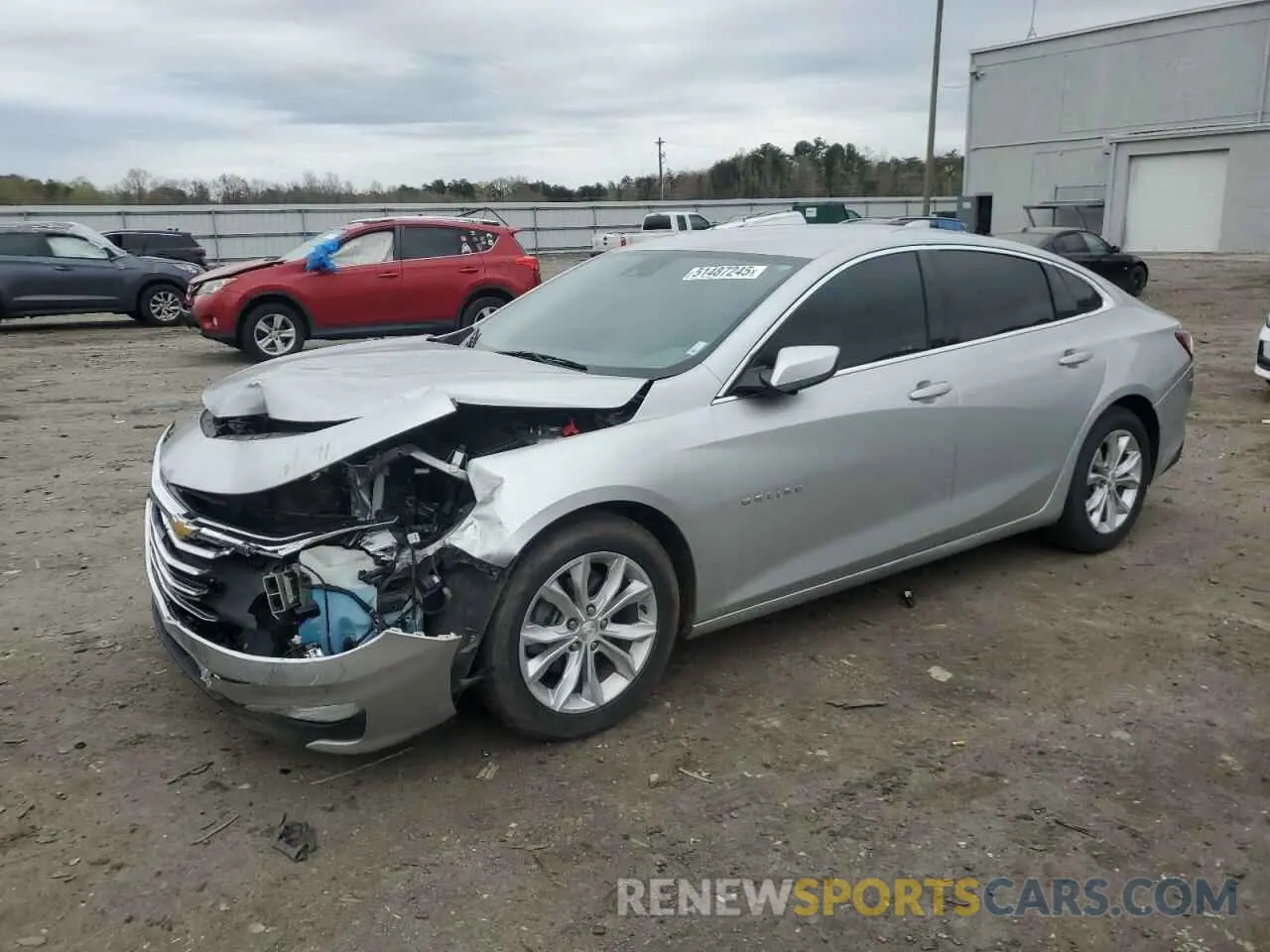1 Photograph of a damaged car 1G1ZD5ST3KF169860 CHEVROLET MALIBU 2019