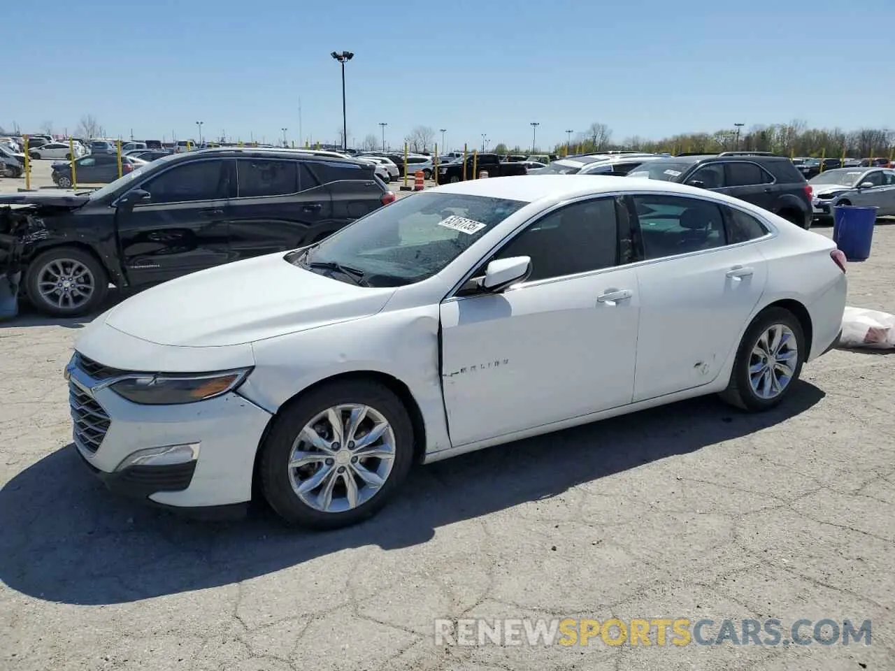 1 Photograph of a damaged car 1G1ZD5ST3KF176310 CHEVROLET MALIBU 2019