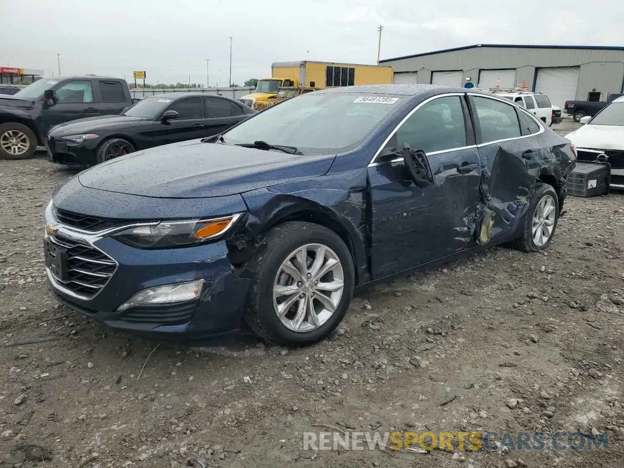 1 Photograph of a damaged car 1G1ZD5ST3KF207331 CHEVROLET MALIBU 2019
