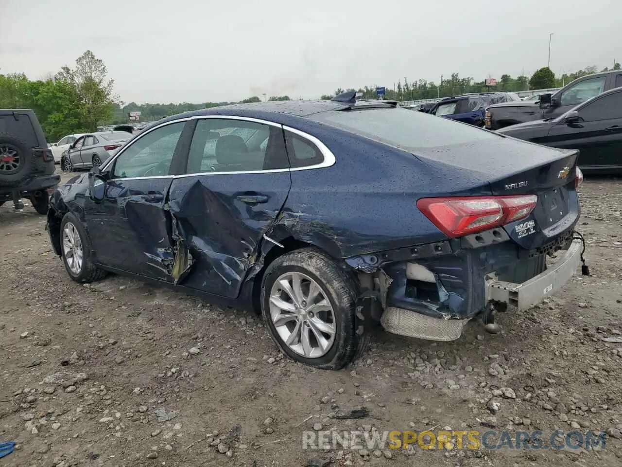 2 Photograph of a damaged car 1G1ZD5ST3KF207331 CHEVROLET MALIBU 2019