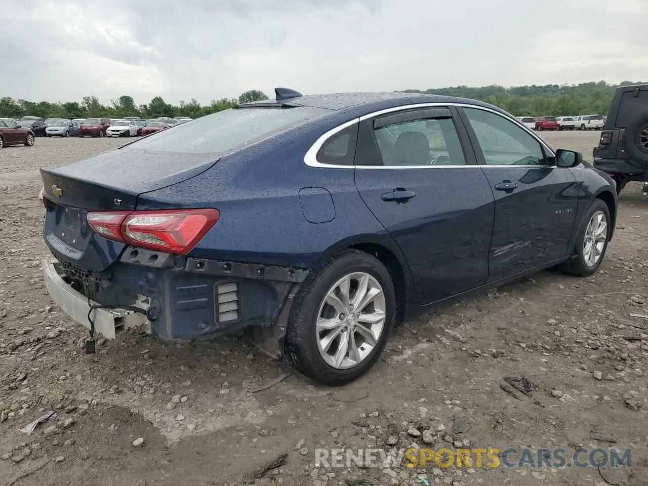 3 Photograph of a damaged car 1G1ZD5ST3KF207331 CHEVROLET MALIBU 2019