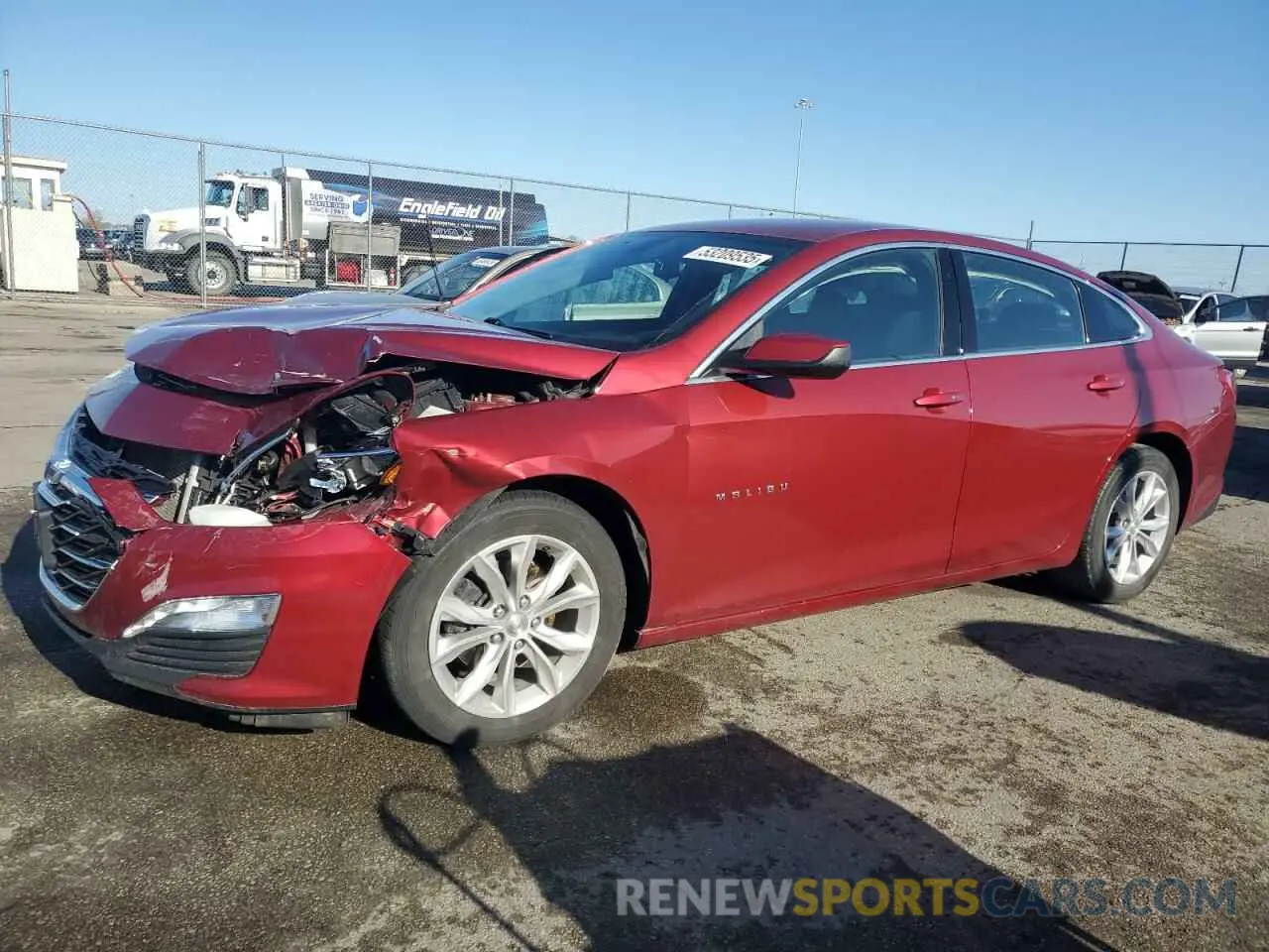 1 Photograph of a damaged car 1G1ZD5ST3KF211976 CHEVROLET MALIBU 2019