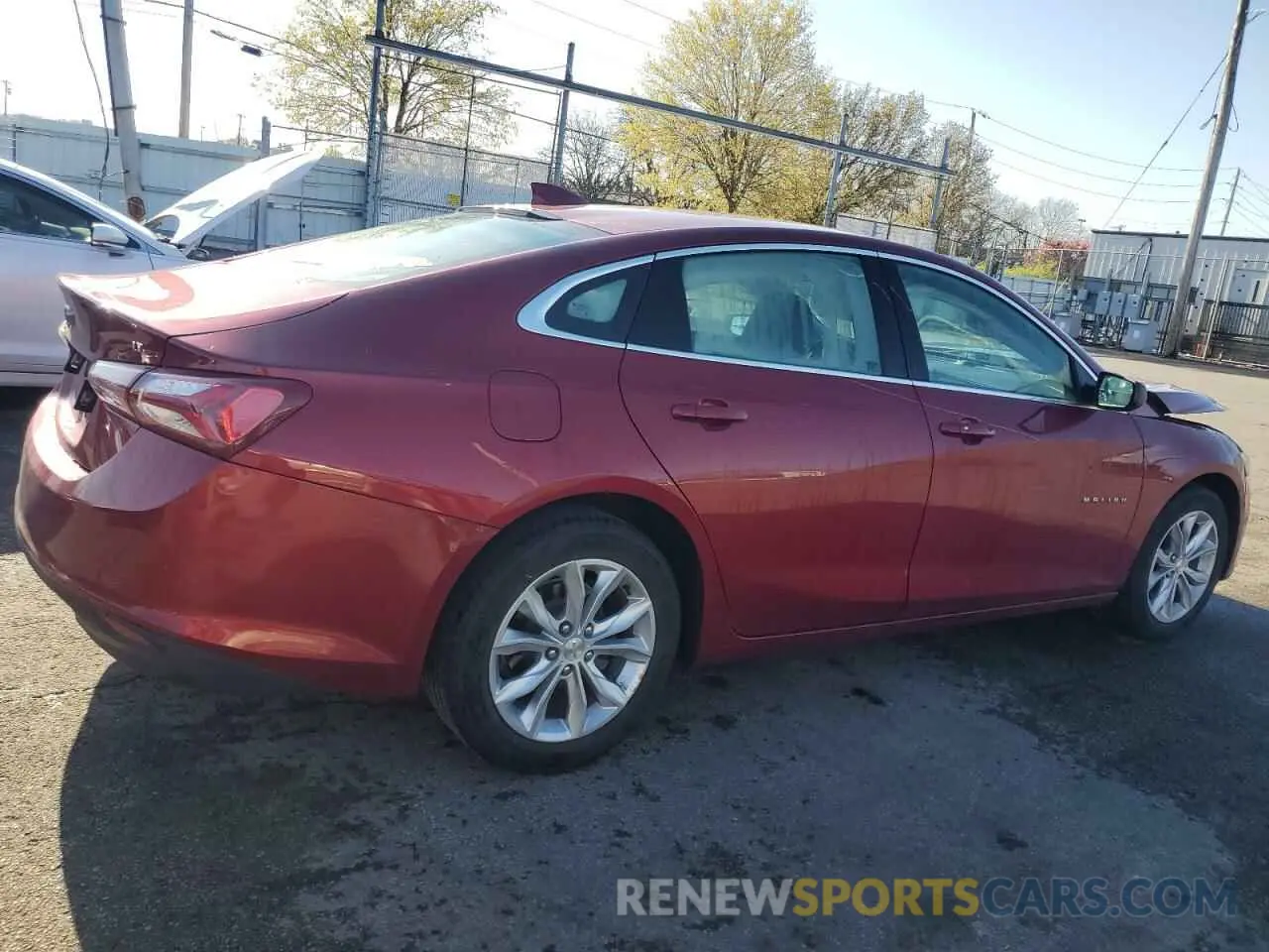 3 Photograph of a damaged car 1G1ZD5ST3KF211976 CHEVROLET MALIBU 2019