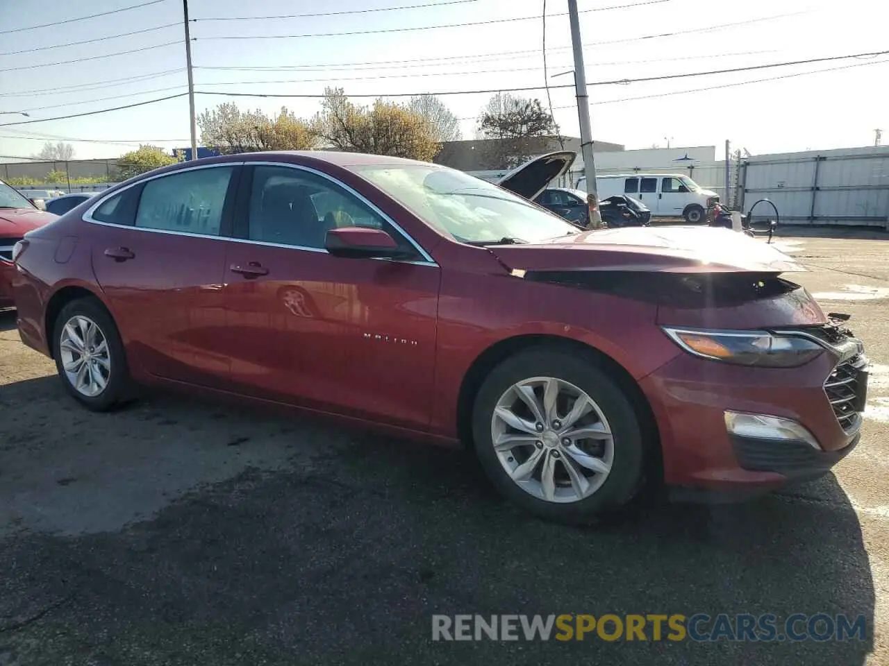4 Photograph of a damaged car 1G1ZD5ST3KF211976 CHEVROLET MALIBU 2019