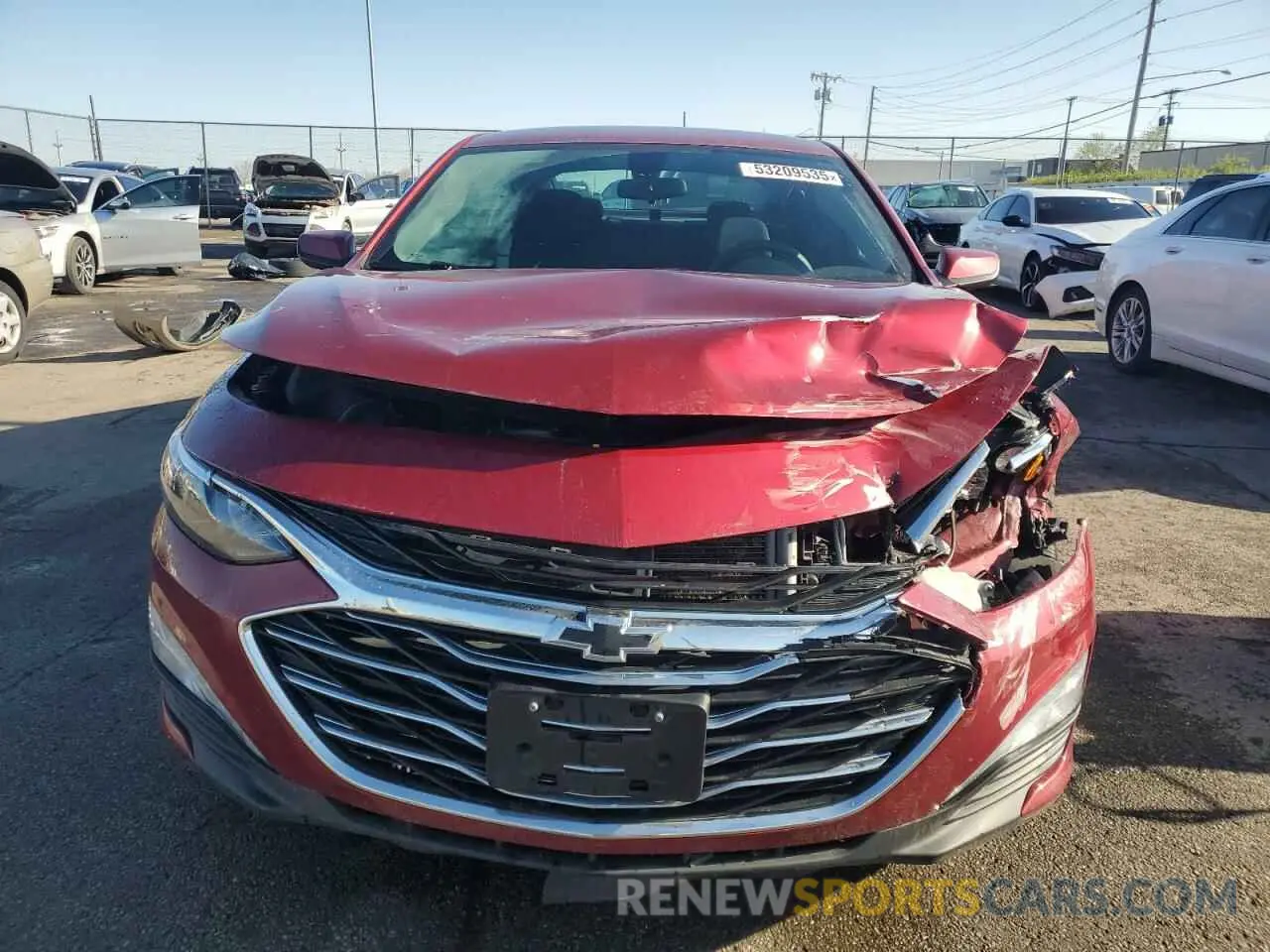 5 Photograph of a damaged car 1G1ZD5ST3KF211976 CHEVROLET MALIBU 2019