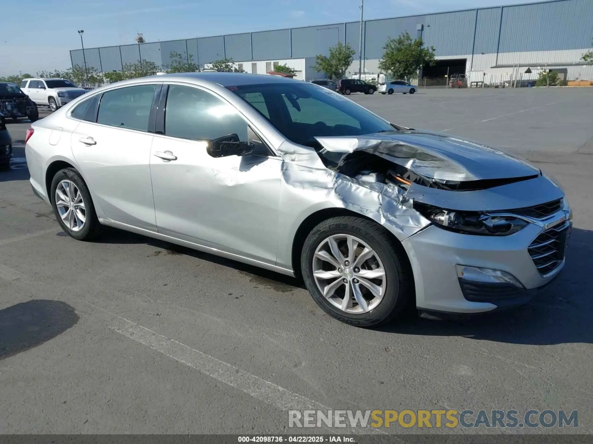 1 Photograph of a damaged car 1G1ZD5ST4KF109179 CHEVROLET MALIBU 2019