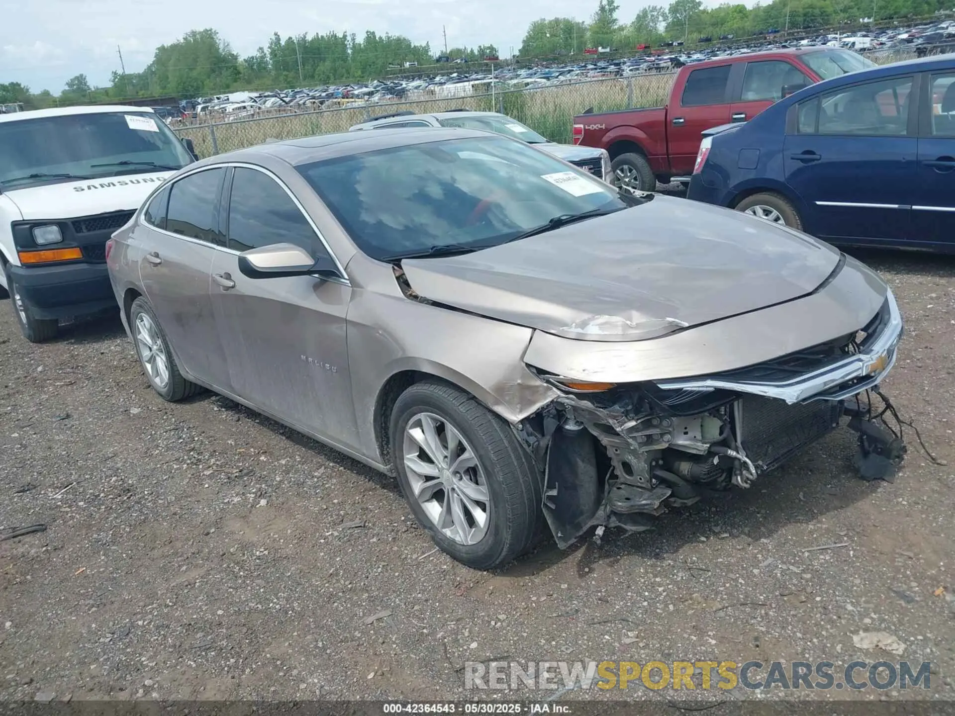 1 Photograph of a damaged car 1G1ZD5ST4KF112678 CHEVROLET MALIBU 2019