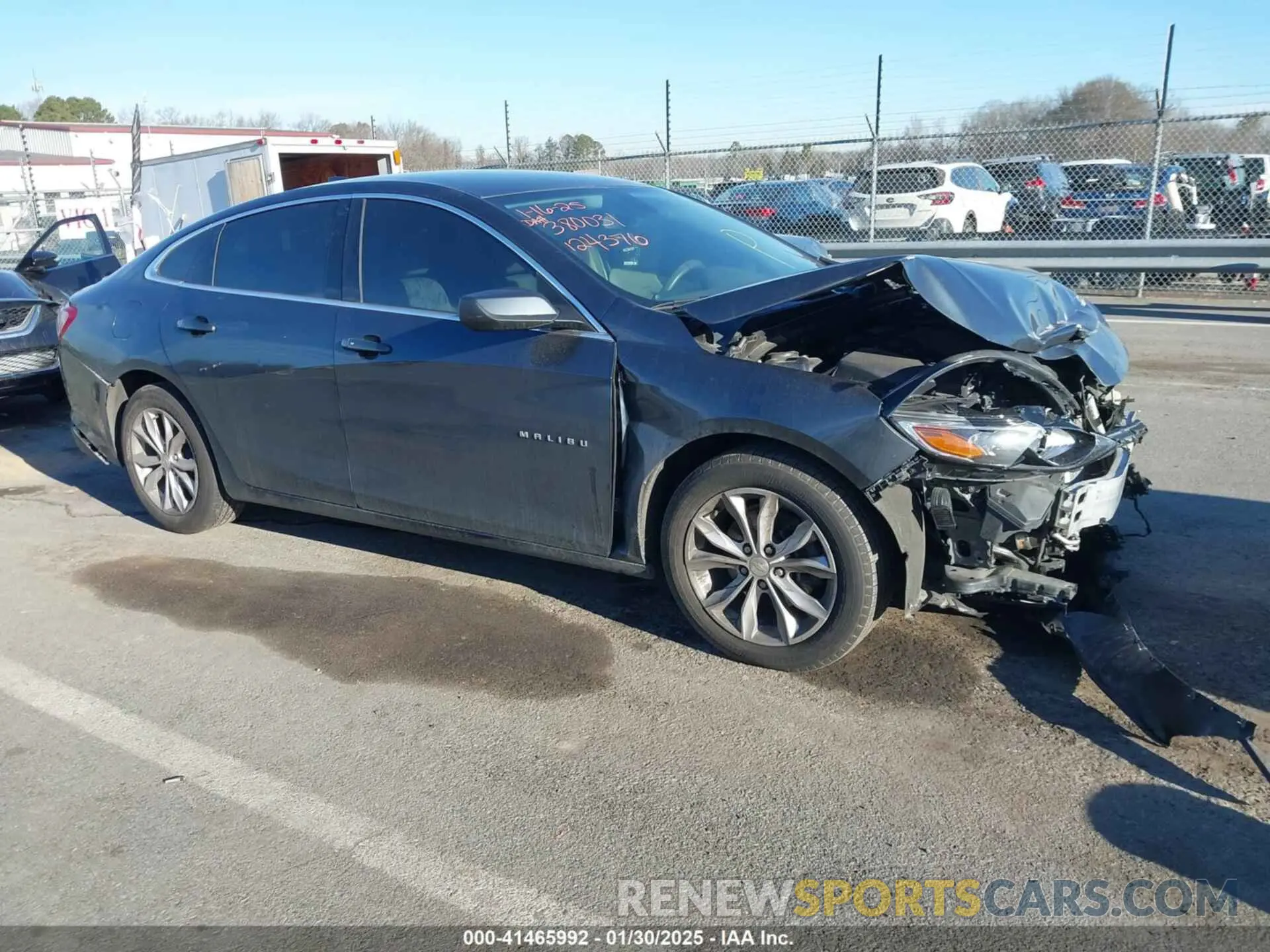 1 Photograph of a damaged car 1G1ZD5ST4KF124376 CHEVROLET MALIBU 2019