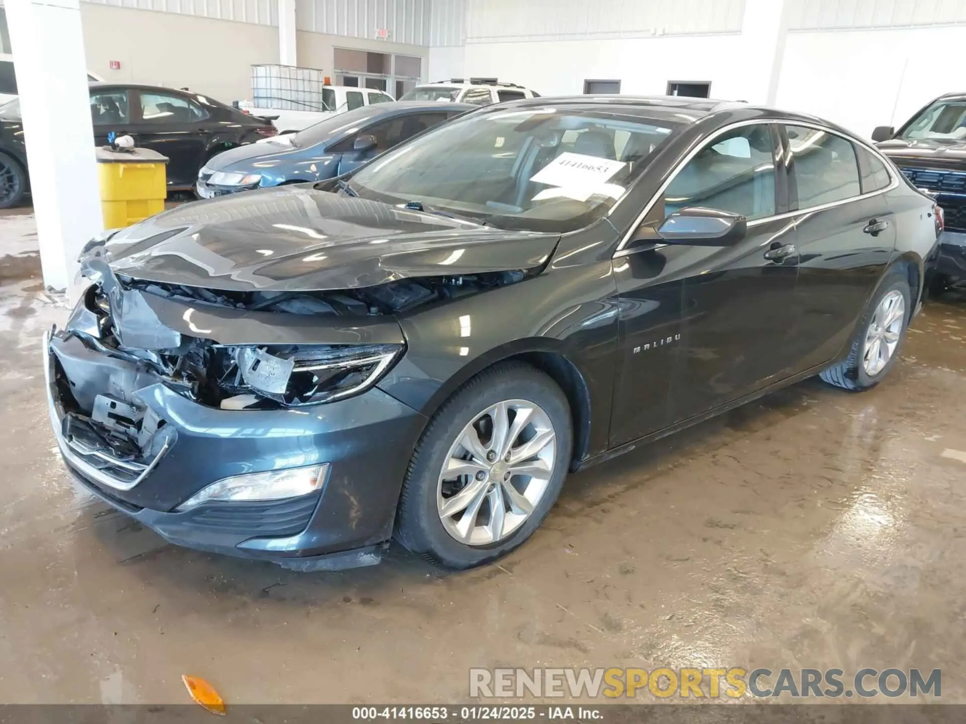 2 Photograph of a damaged car 1G1ZD5ST4KF126483 CHEVROLET MALIBU 2019