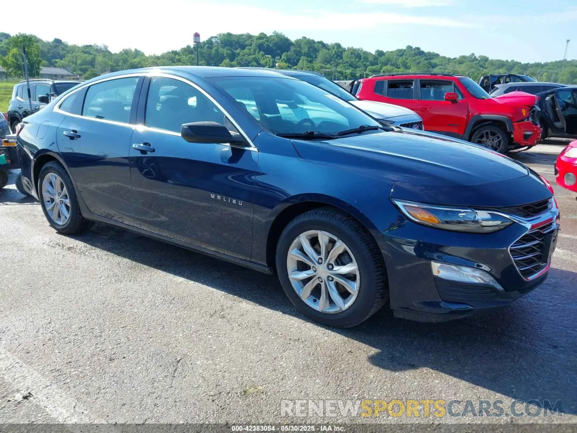 1 Photograph of a damaged car 1G1ZD5ST4KF128377 CHEVROLET MALIBU 2019