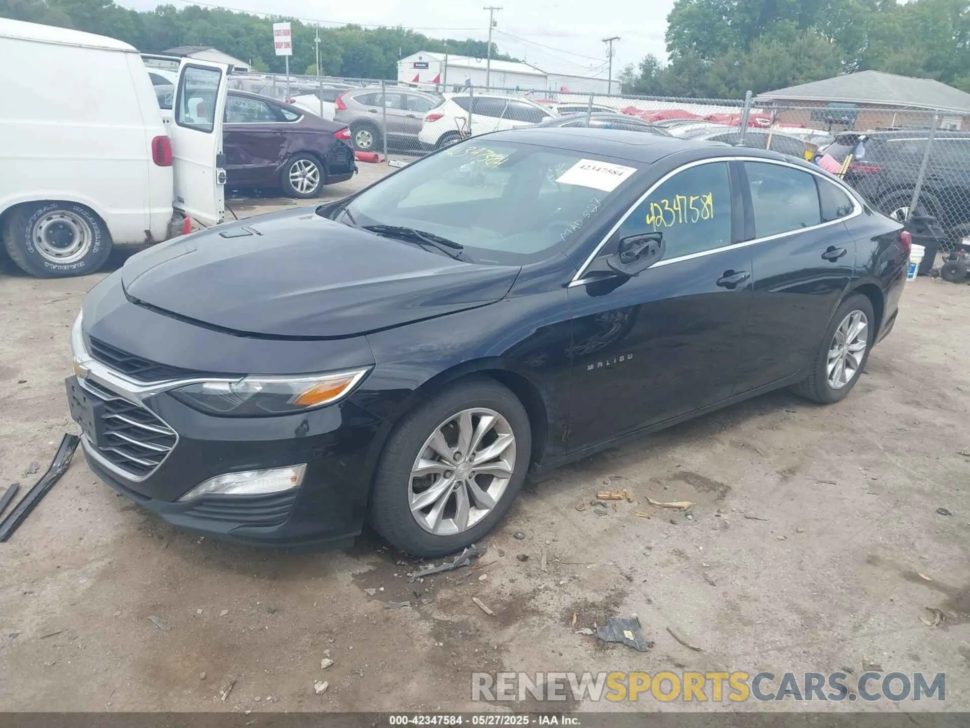 2 Photograph of a damaged car 1G1ZD5ST4KF139217 CHEVROLET MALIBU 2019
